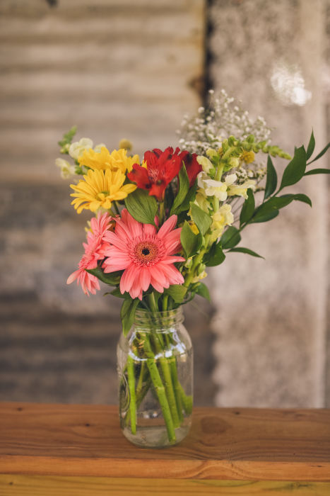 fiftyflowers.com Colorful, Textural Wildflower Wedding - view 6