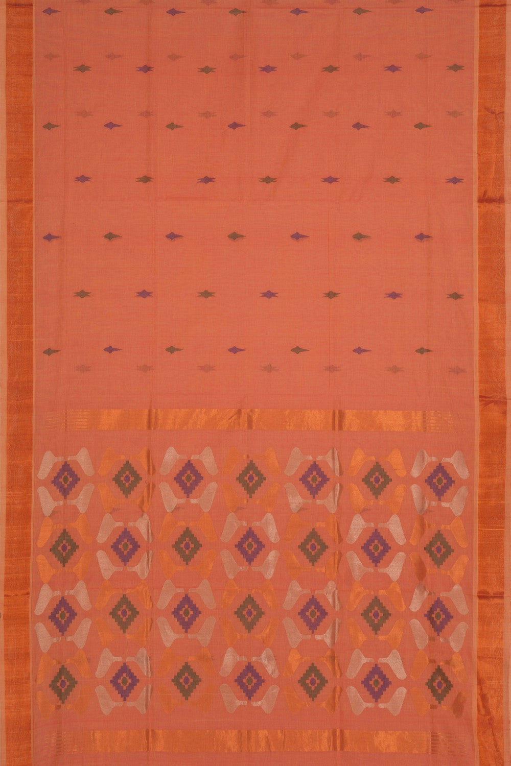 Kalanjali Cotton Jamdani Saree – Women's - view 3