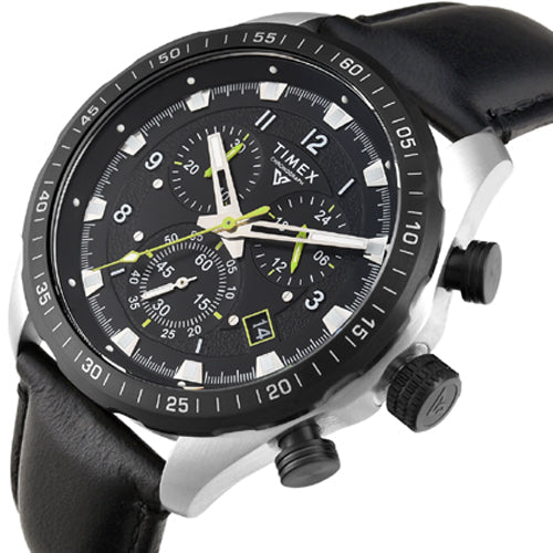 Timex Vector Men Black Round Chronograph Dial Analog Watch 45mm TWEG26003 - view 2