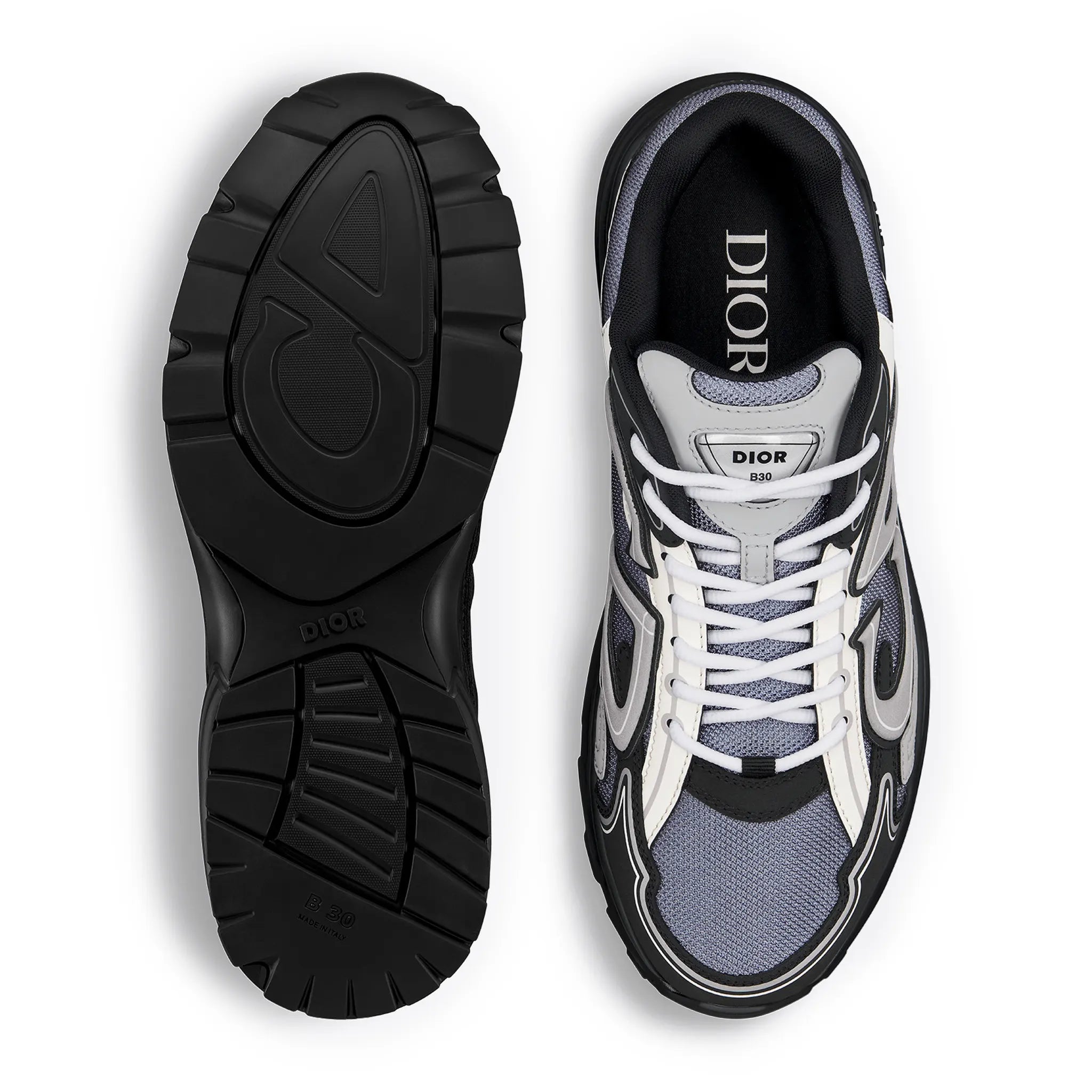 Dior B30 Countdown Mesh Blue White Black Grey Trainer - view 4
