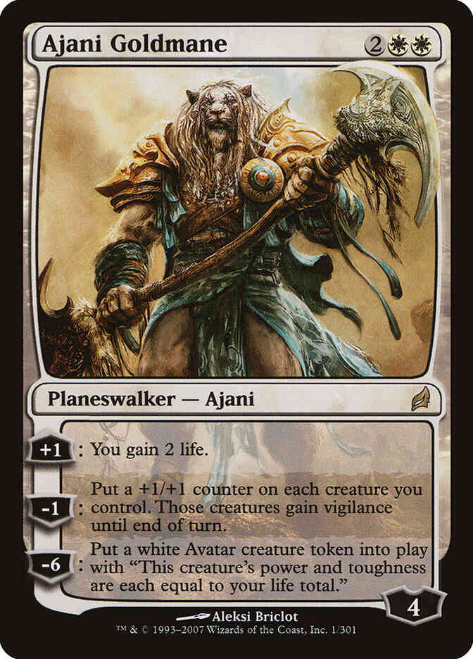 Ajani goldmane 1 – Magic Ajani Goldmane [1] [Lorwyn] [Non-Foil]