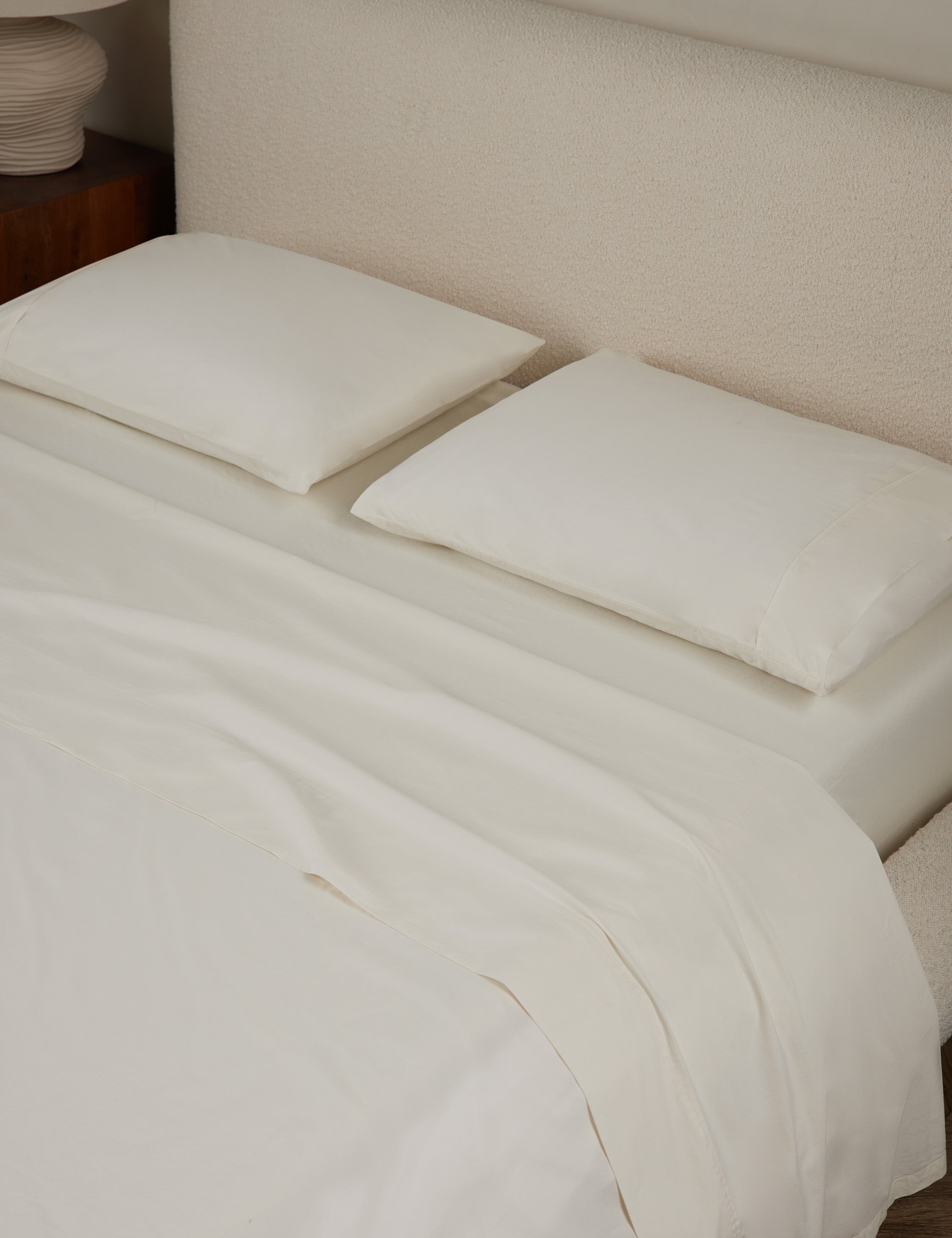 Lulu and Georgia Juna Washed Percale Sheet Set - view 2