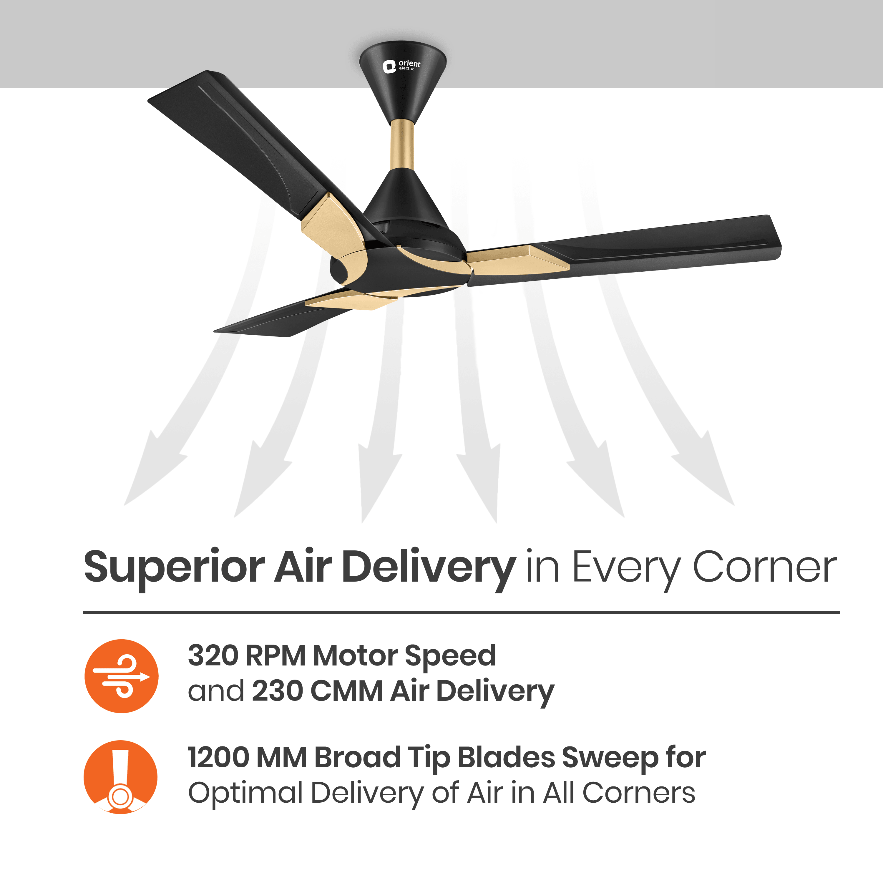 orientelectric Wendy with Remote BEE Star Rated Ceiling Fan - view 12