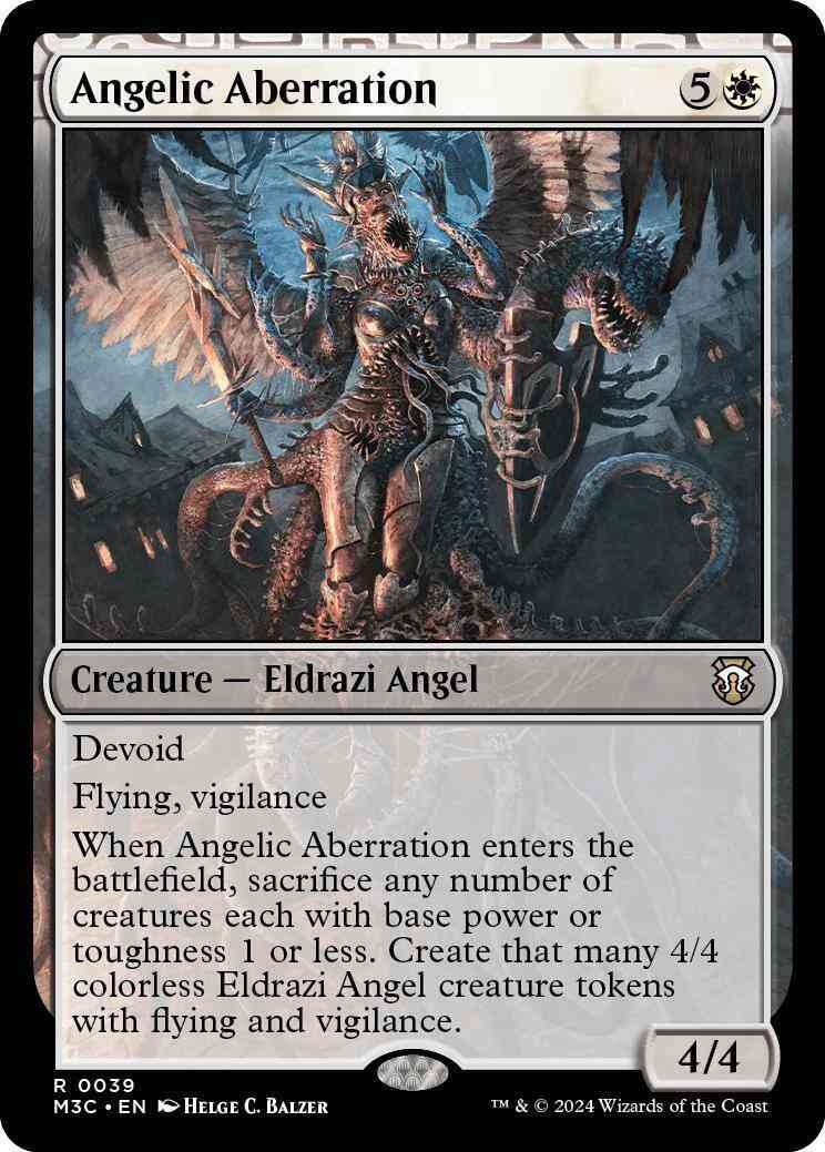 Angelic aberration 39 – Magic Angelic Aberration [39] [Modern Horizons 3: Commander] [Non-Foil]