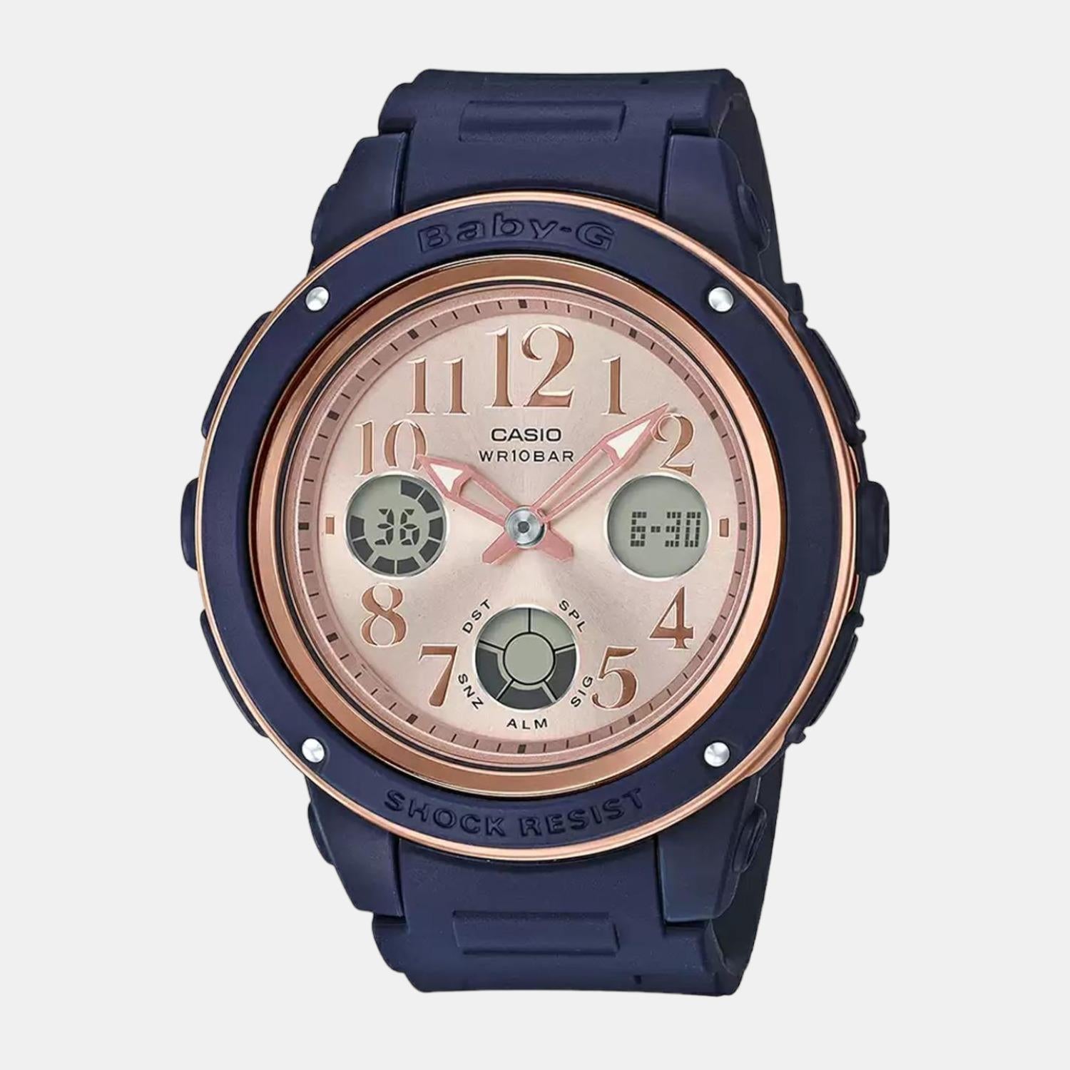 Casio Baby-G Women Quartz Rose Gold Dial Analog-Digital Resin Watch BX136 - view 2