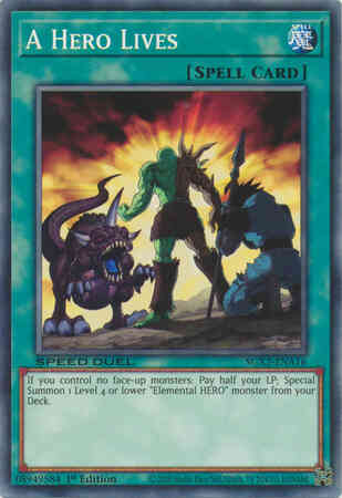 Yu-Gi-Oh! A Hero Lives - SGX2-ENA16 - Common - 1st Edition
