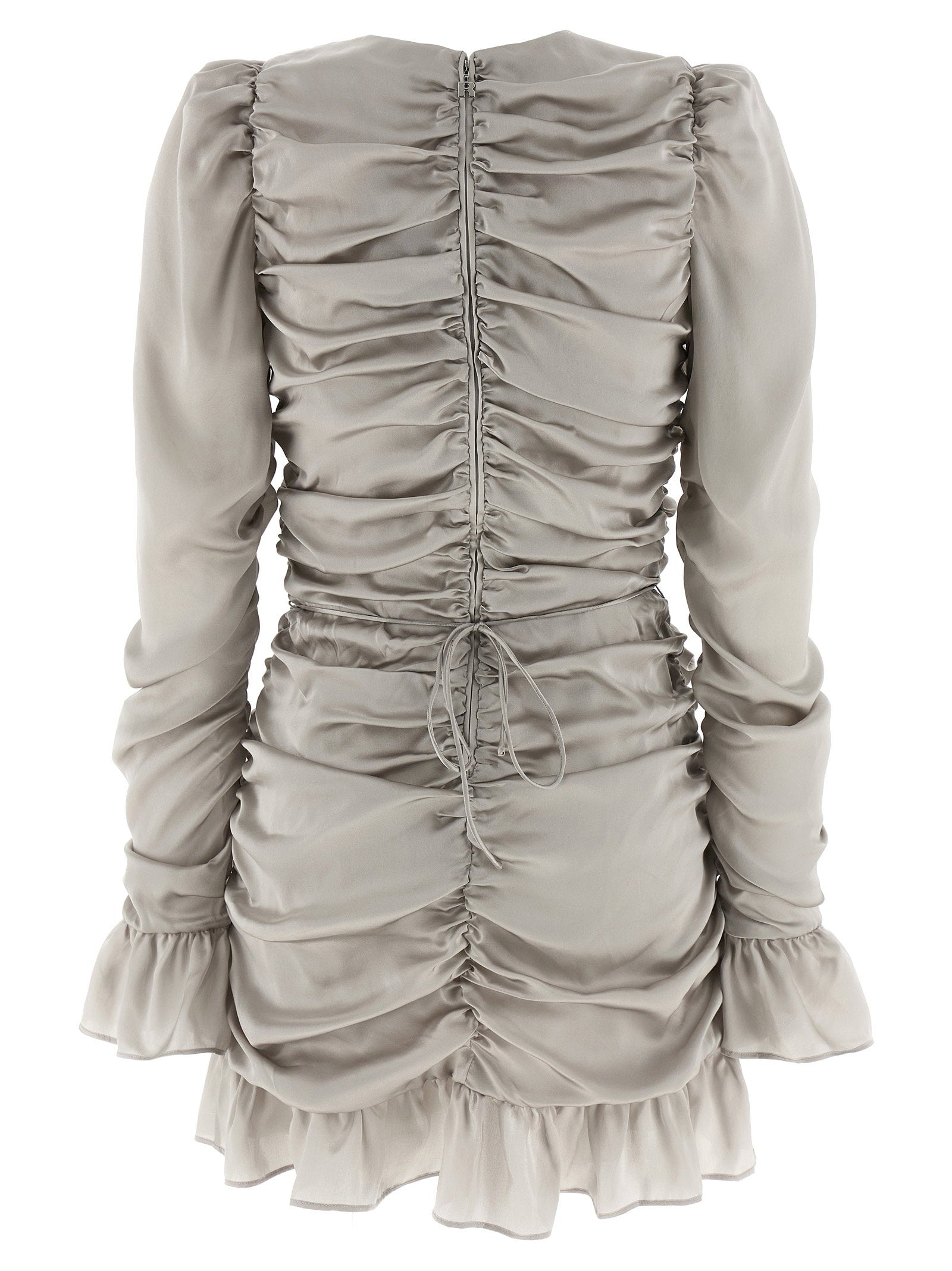 Rotate Birger Christensen Ls Mini Bow Dress – 100% silk - view 2
