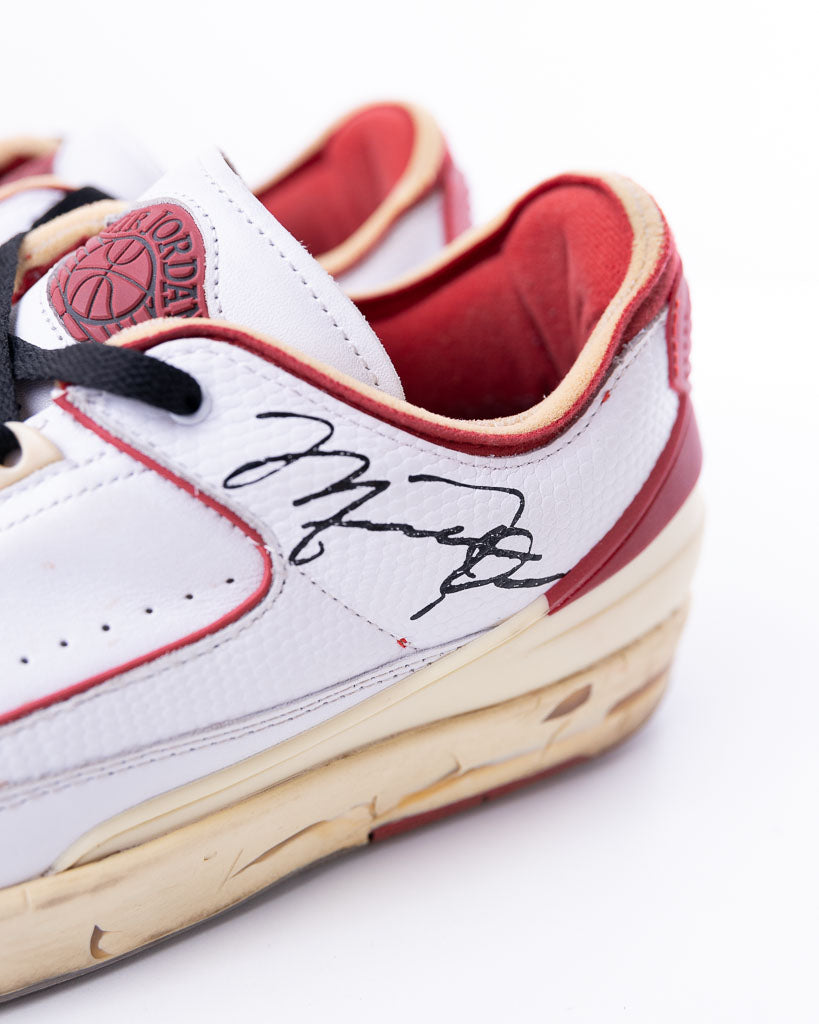 Nike Air Jordan 2 Retro Low SP Off-White White Red - view 7
