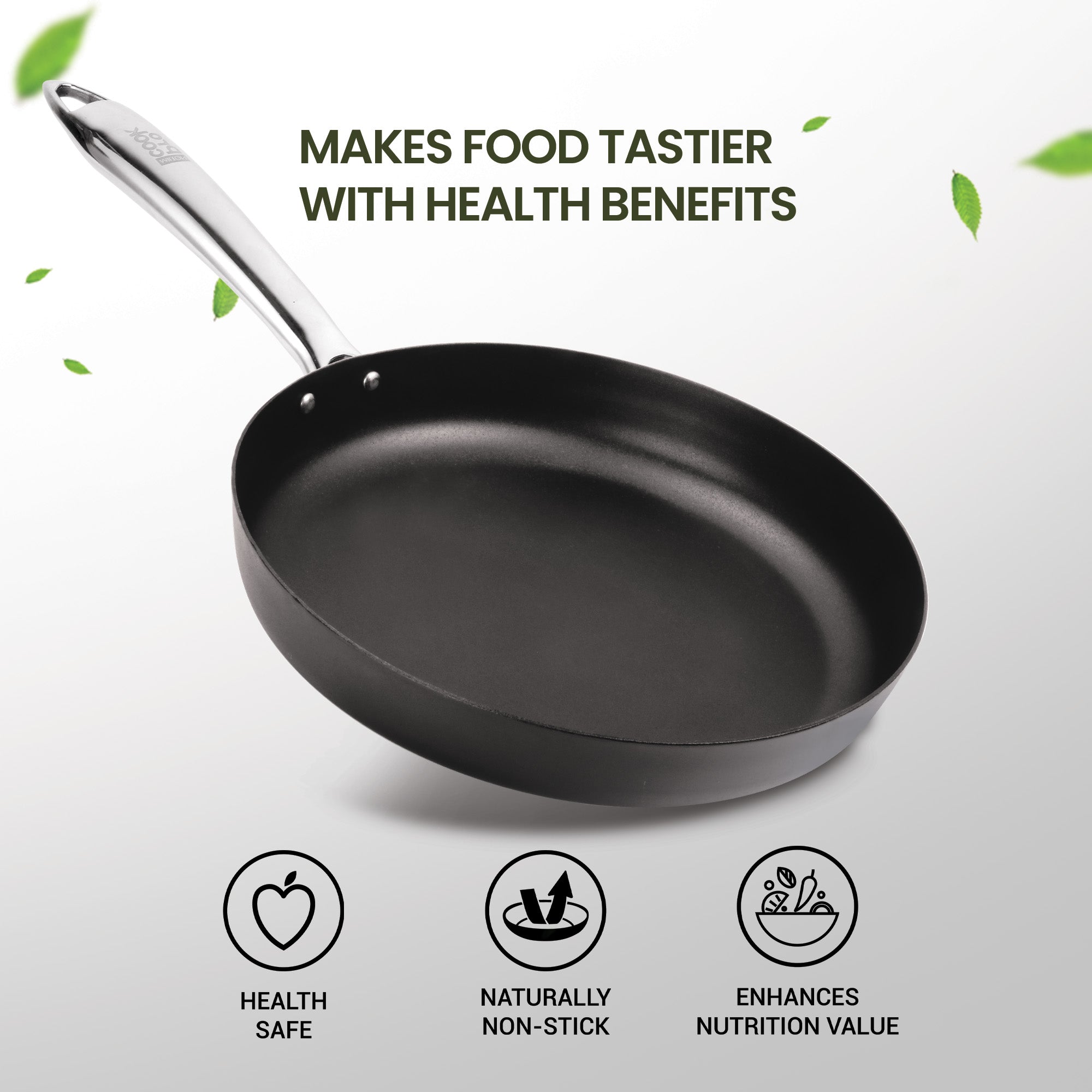 Non Stick Iron Fry Pan (Milton Procook) – Black - view 4
