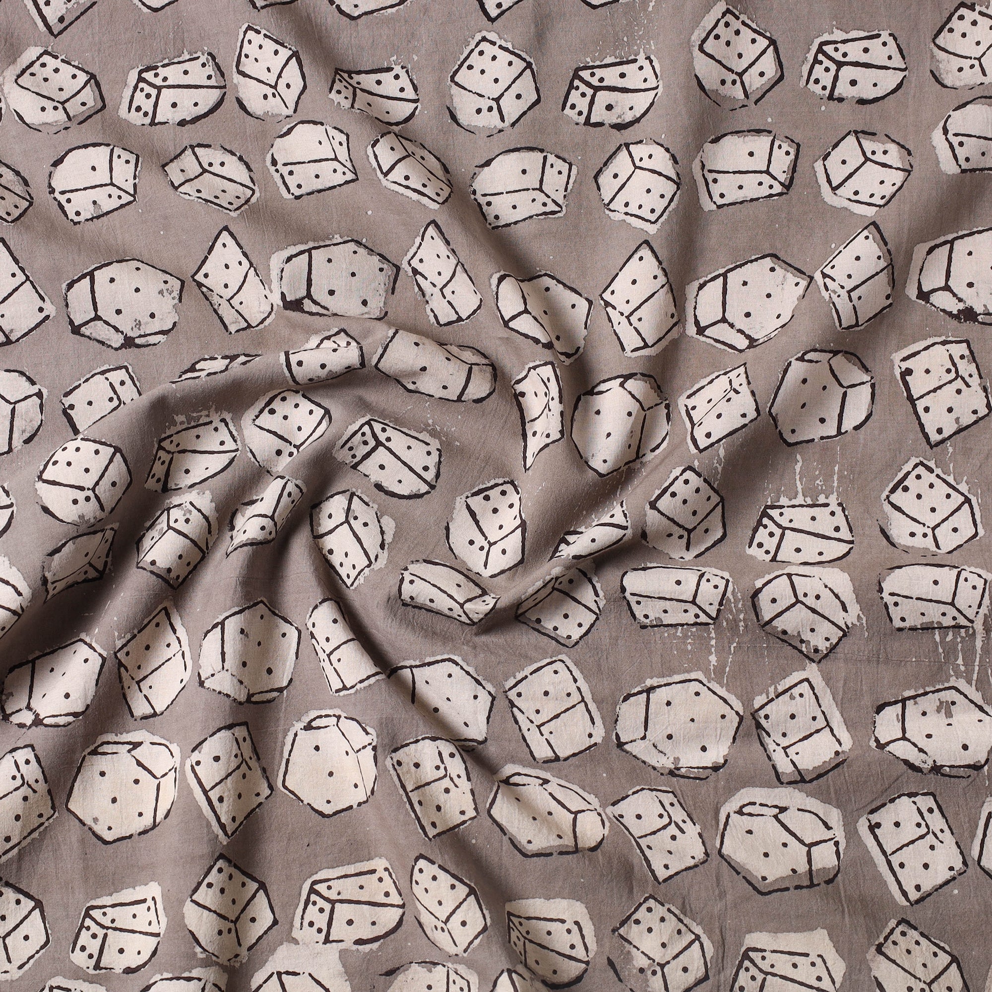 BINDAAS UNLIMITED Bindaas Block Printed Cotton Precut Fabric (2.3 meter) 28 - view 2