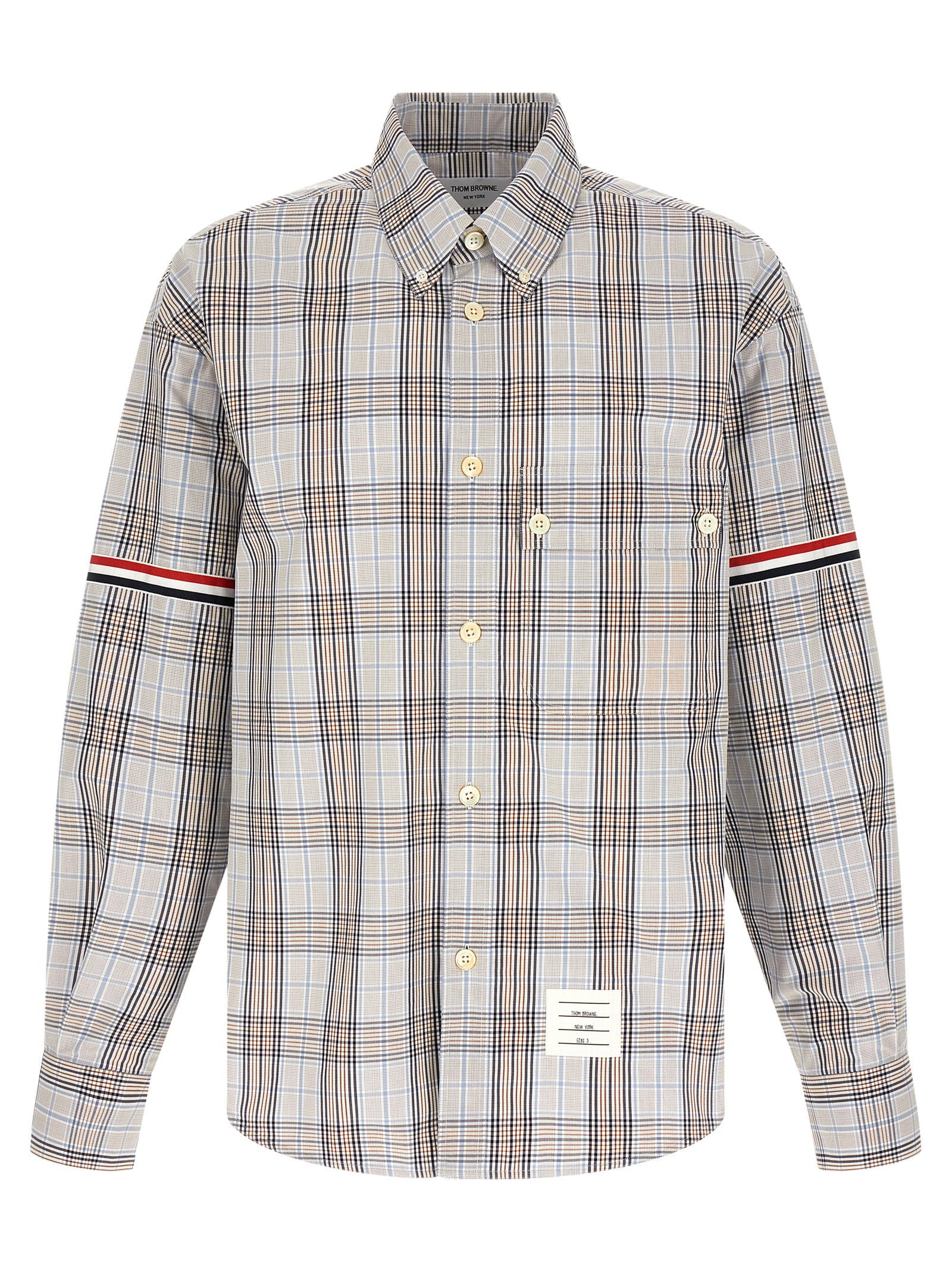 Thom Browne Oversized Rwb Shirt – 100% cotton