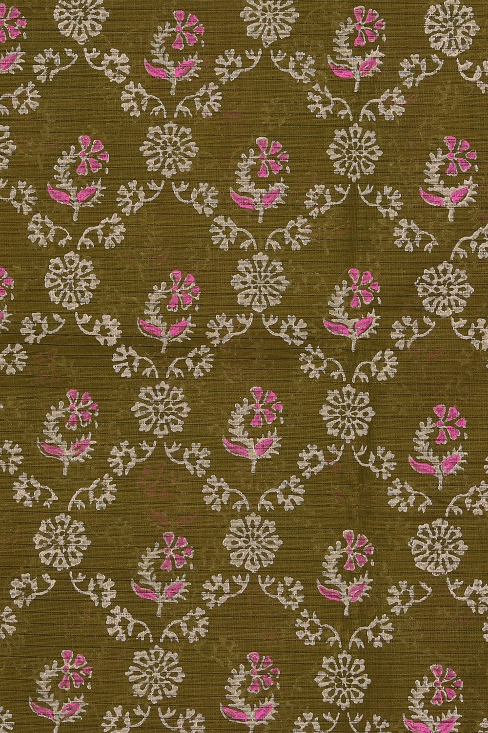 Kalanjali Ethnics Hand block printed cotton saree - view 3