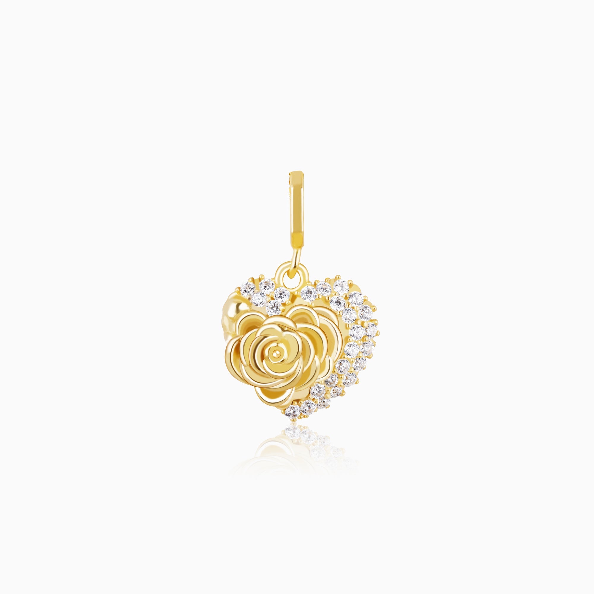 Golden rose you – GIVA Jewellery Golden A Rose For You Charm