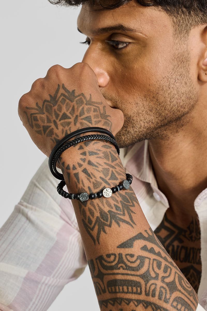 SNITCH Midnight Eclipse Braid Bracelet – Black - view 5