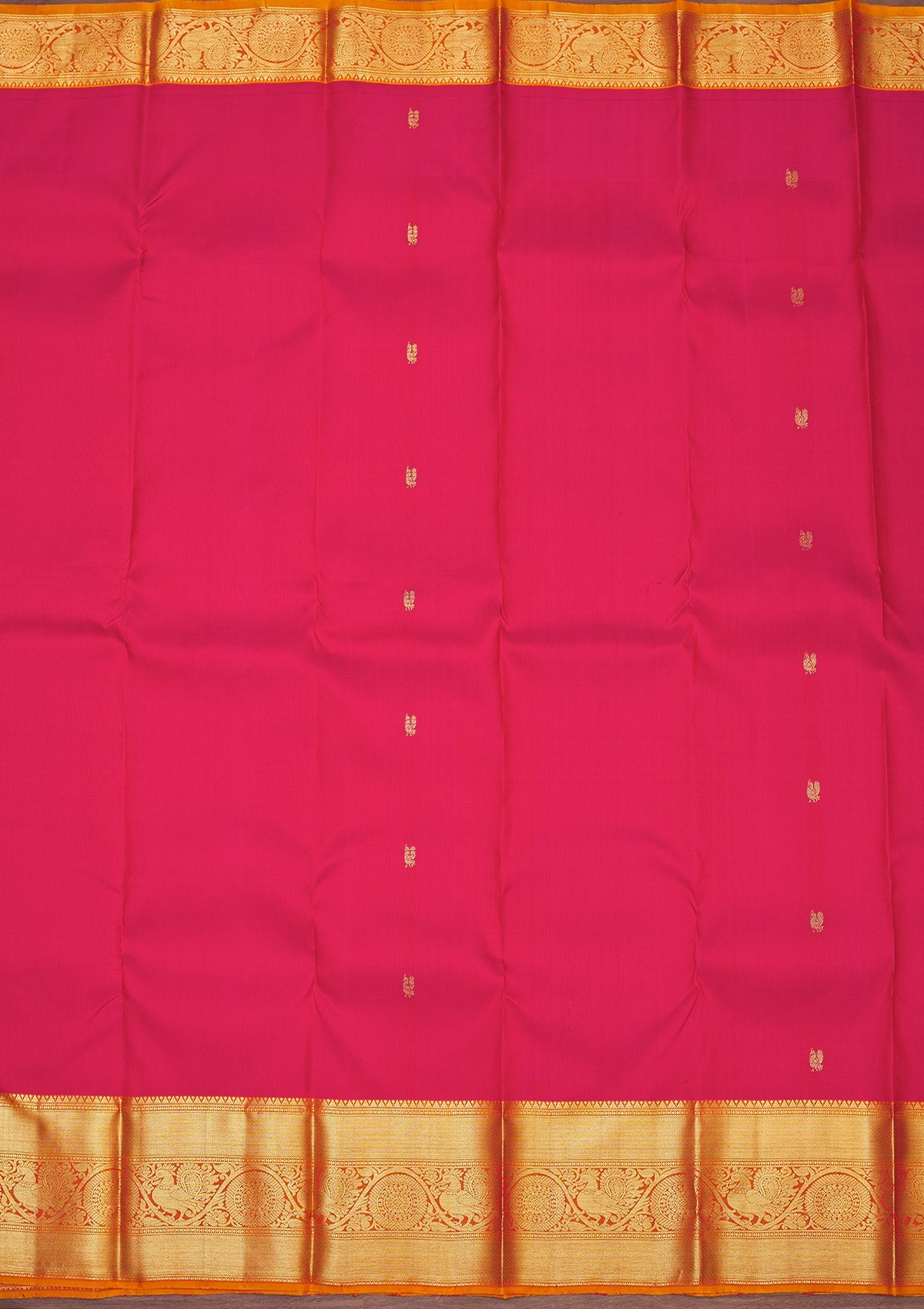 Koskii Rani Pink Zariwork Pure Silk Saree – Women's - view 6