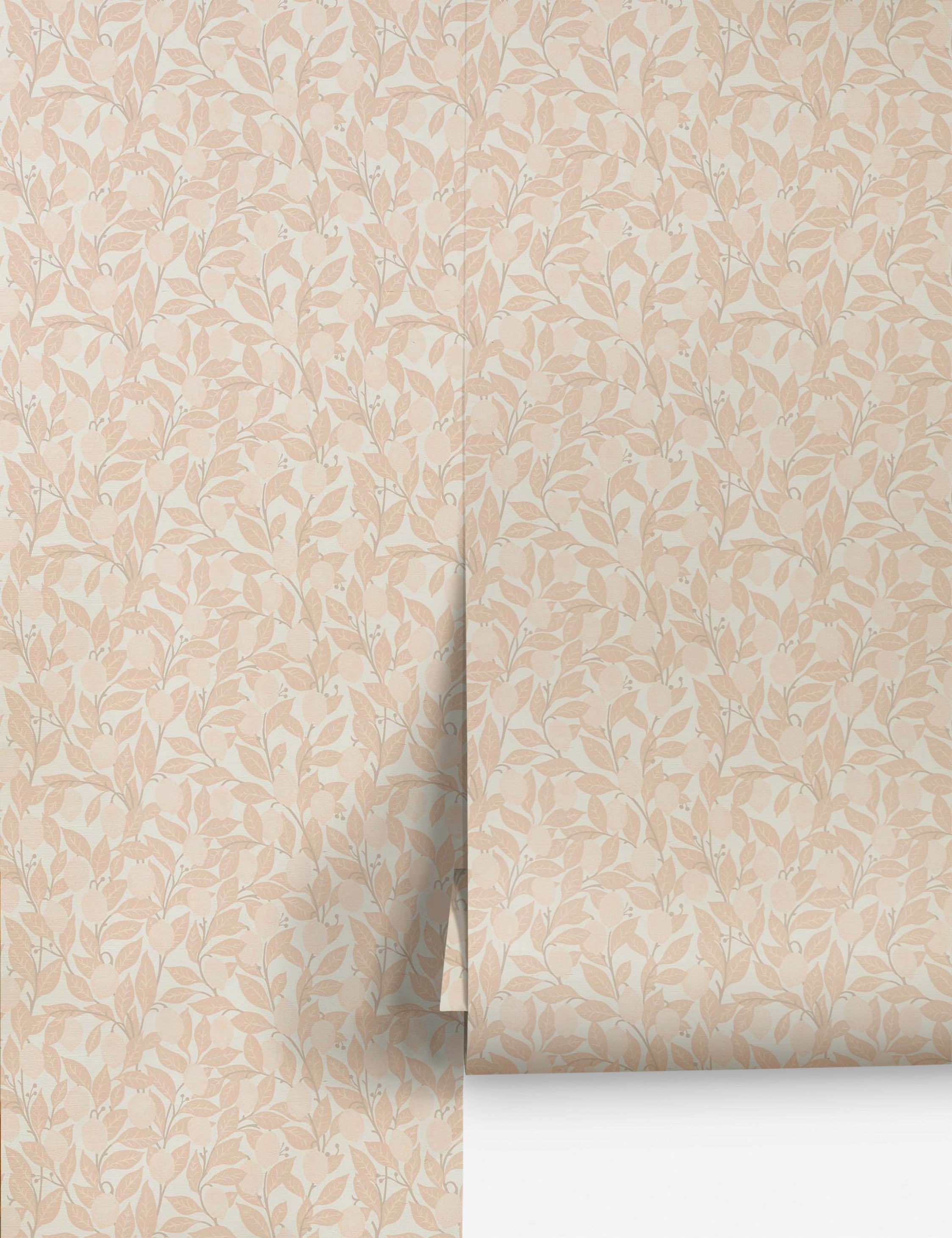 Lulu and Georgia Lemons Grasscloth Wallpaper by Nathan Turner - view 2