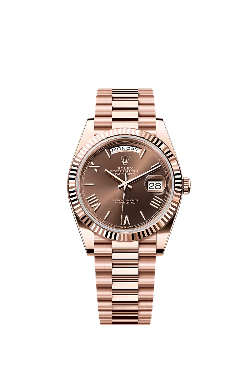 Cop Underdog Rolex Day-Date 40mm 'Chocalate Dial' 228235