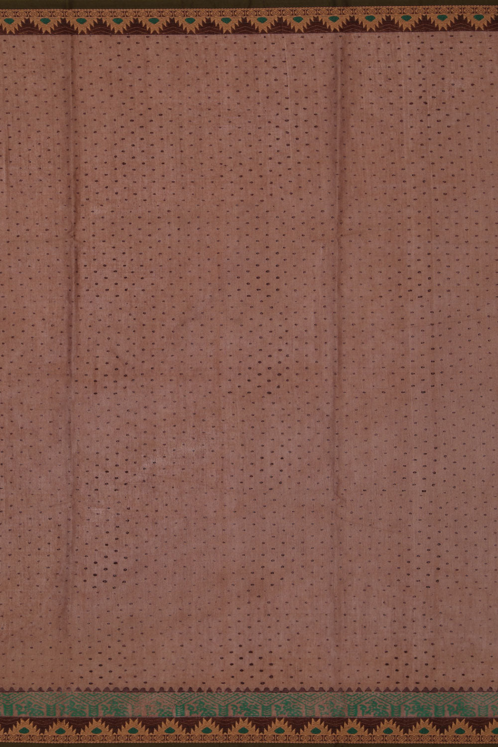 Kalanjali Ethnics Hand block printed cotton saree - view 5