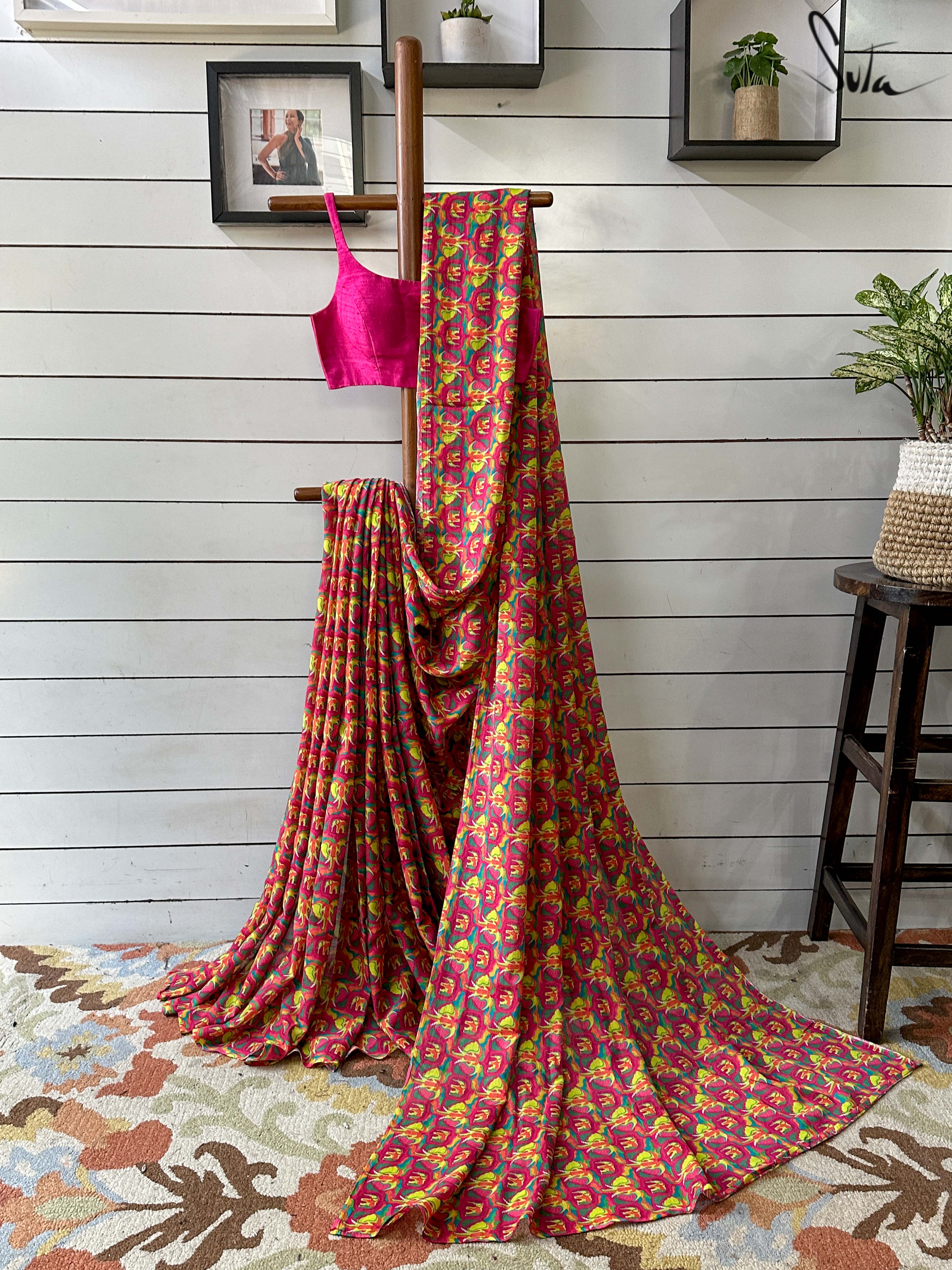 Women's sarees – suta.in Elefiesta – Women's