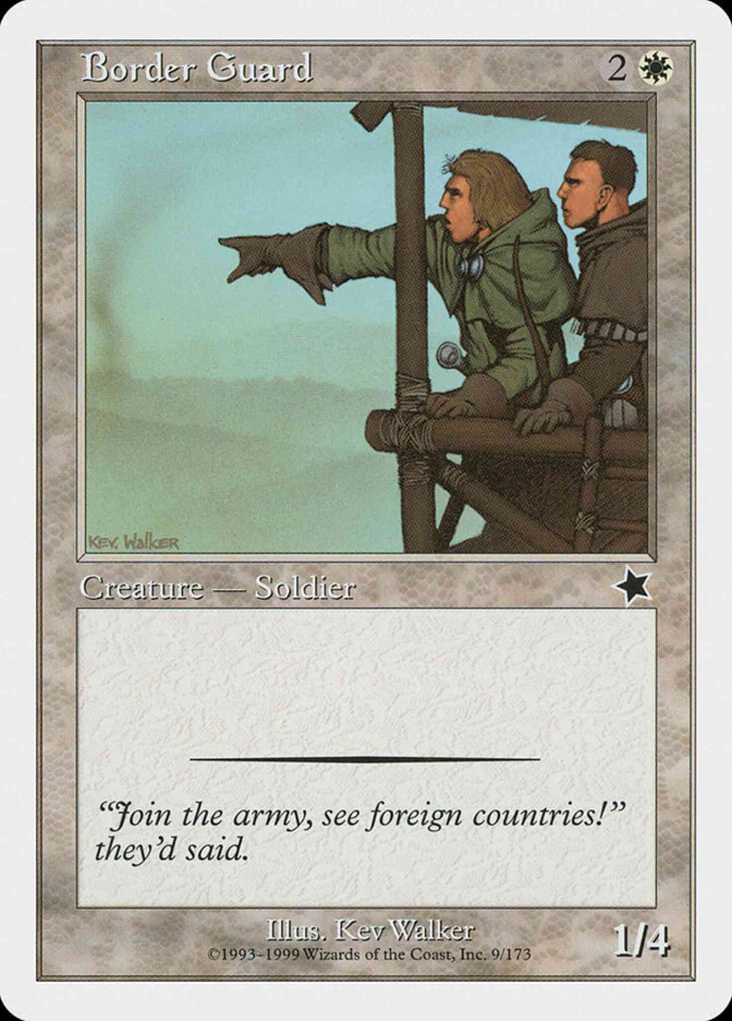 Border guard starter – Magic Border Guard [Starter 1999] [Non-Foil]