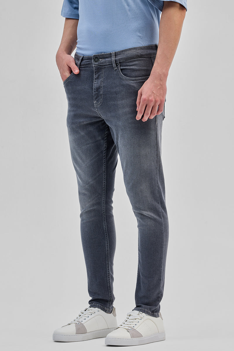 SNITCH Grey Skinny Fit Jeans - view 5