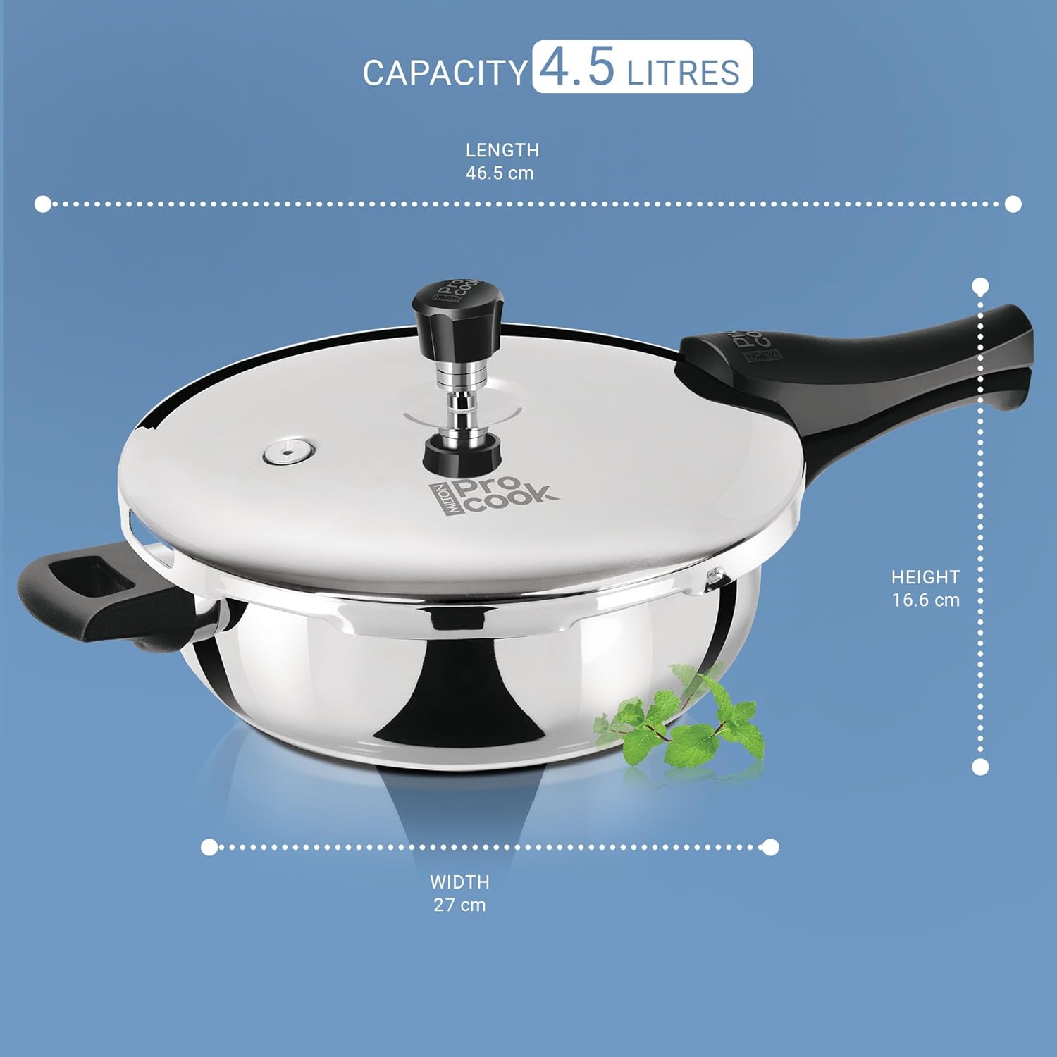 Triply Pressure Cooker (Milton Procook) – Steel - view 8
