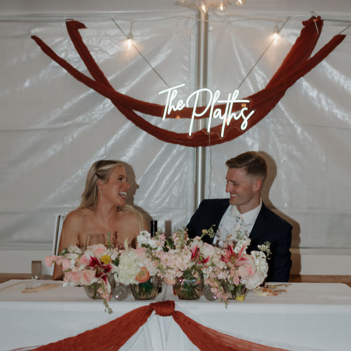fiftyflowers.com Peach and Blush Summer Ranch Wedding - view 2