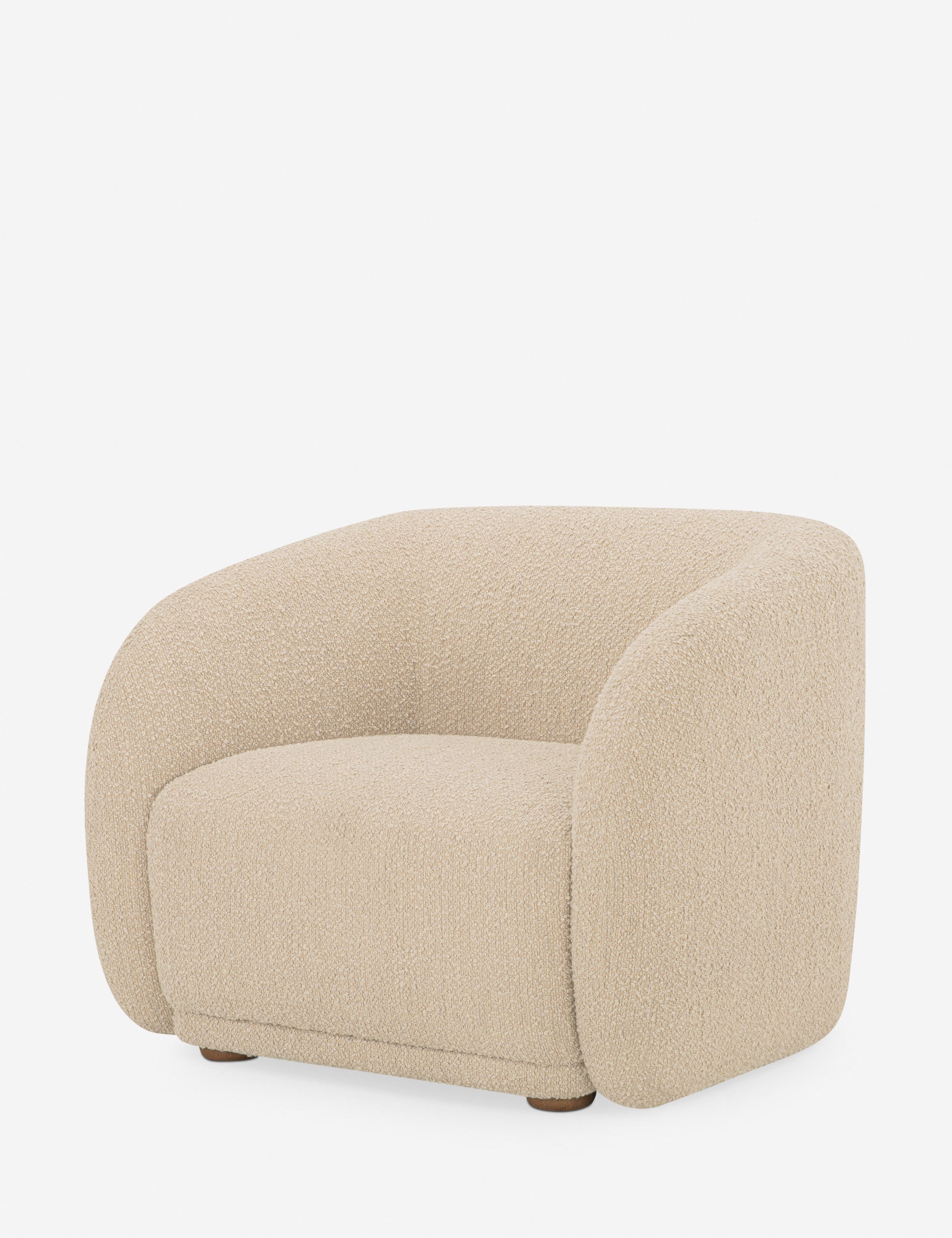 Lulu and Georgia Orza Accent Chair – Taupe Boucle - view 2