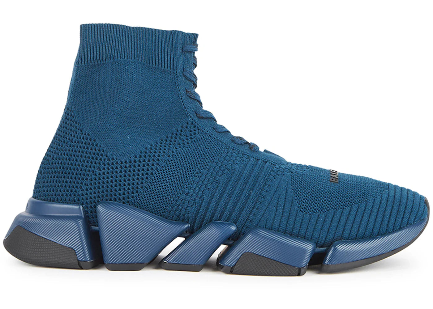 Speed 2 0 – Balenciaga Speed 2.0 Stretch-Knit Lace Up Navy