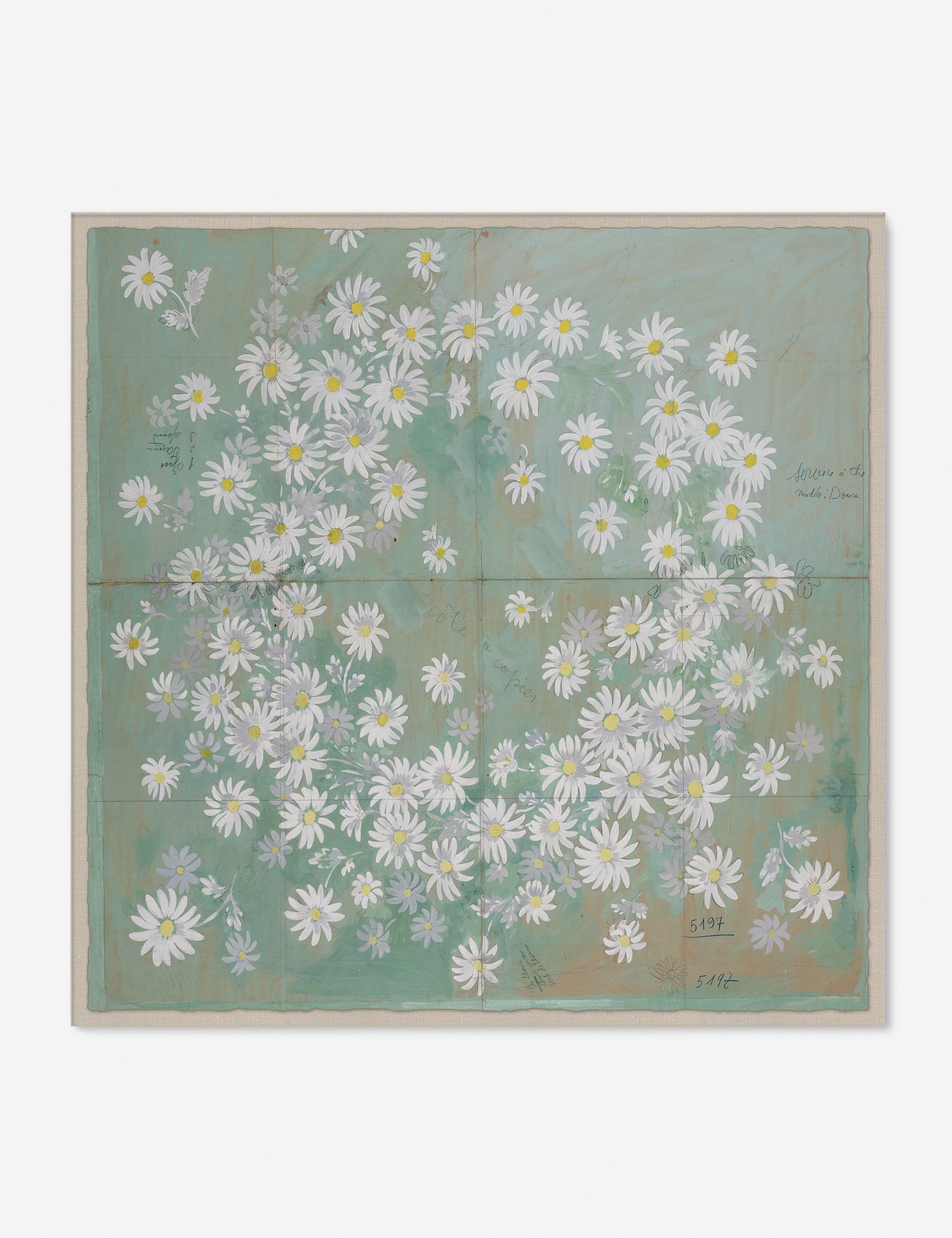 Lulu and Georgia Daisies Print by Paule Marrot - view 3