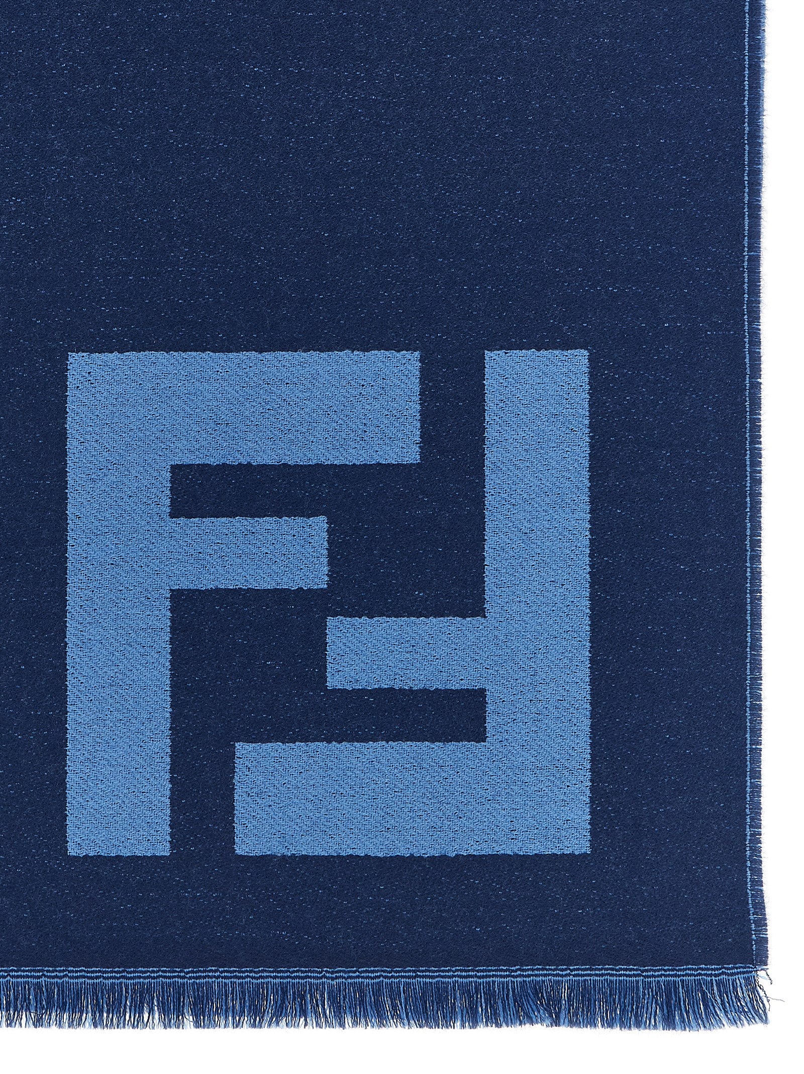 Fendi Ff Macro Scarf – 100% virgin wool - view 2