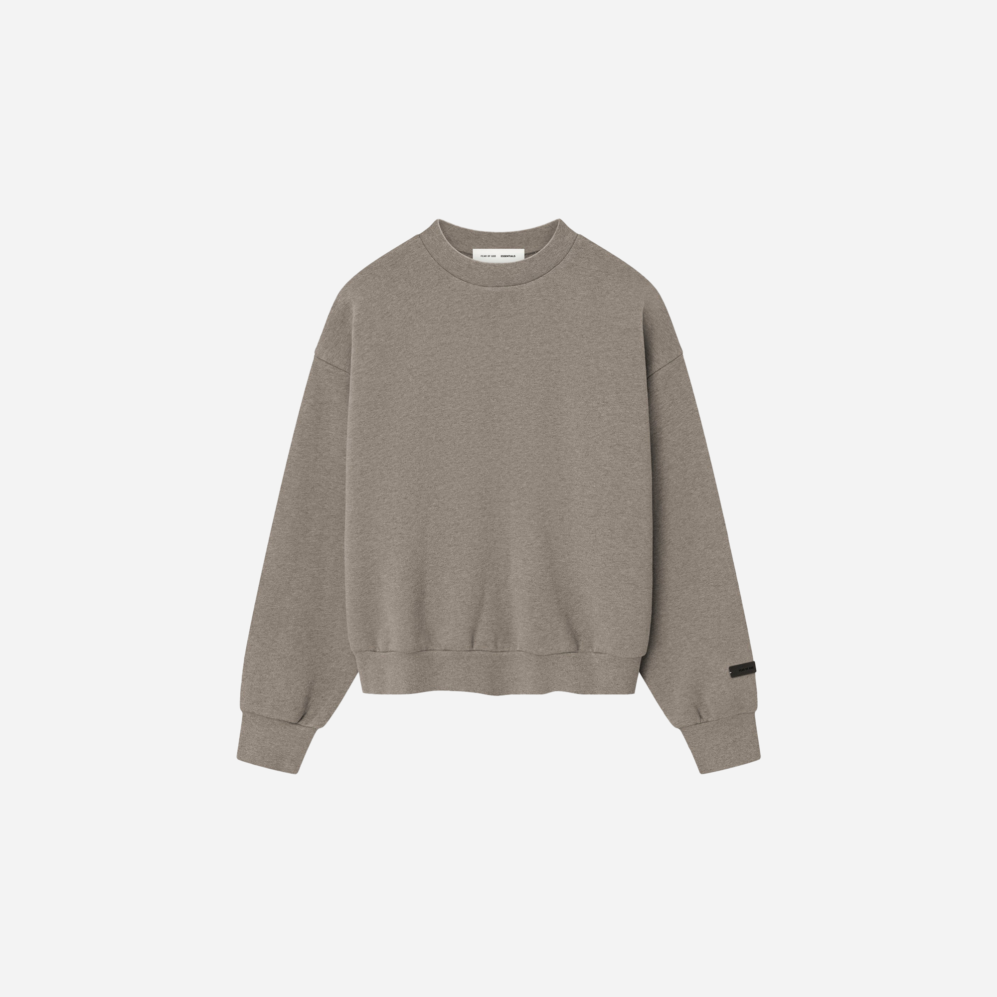 Fear Of God Essentials SS25 Classic Fleece Crewneck- Homestead Heather - view 3
