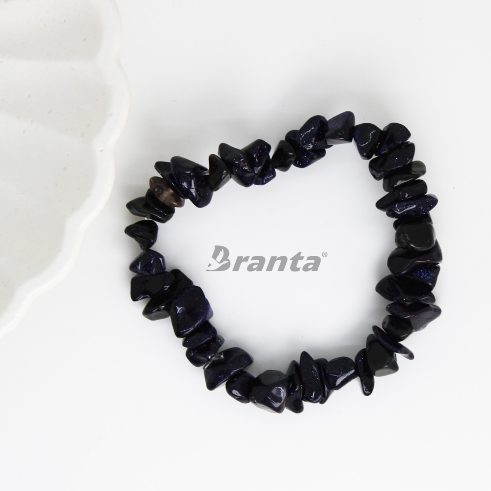 brantashop Charcoal Black Chips Crystals Bracelet for Women - view 2