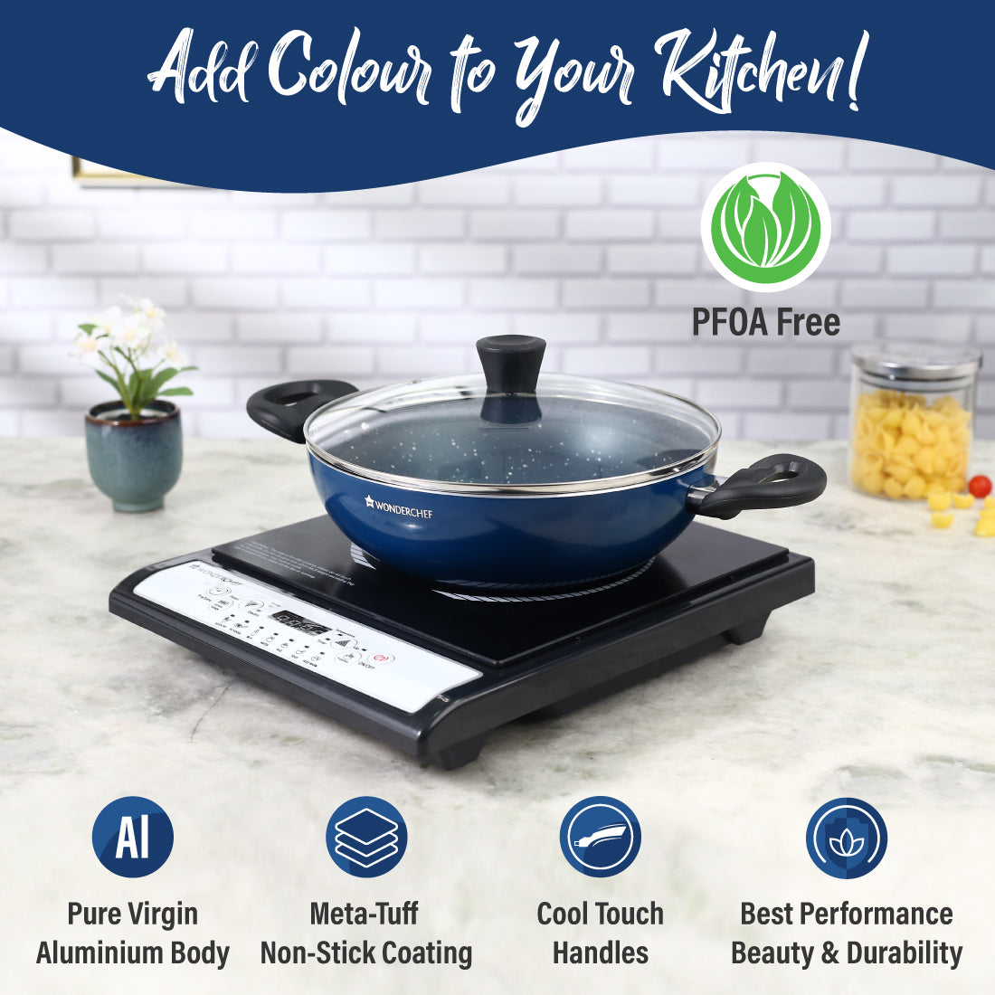 Wonderchef Renewed Galaxy 24cm Kadhai - view 5