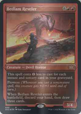 Bedlam reveler 450 – Magic Bedlam Reveler [450] [Double Masters 2022] [Etched Foil]