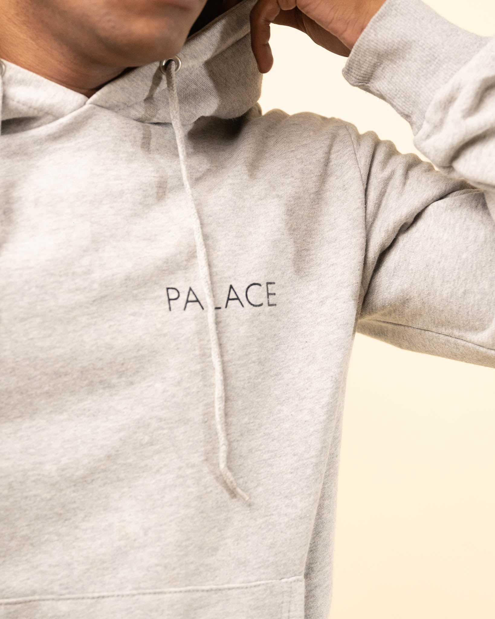 Palace Graphic Chip Hoodie - Grey - view 2