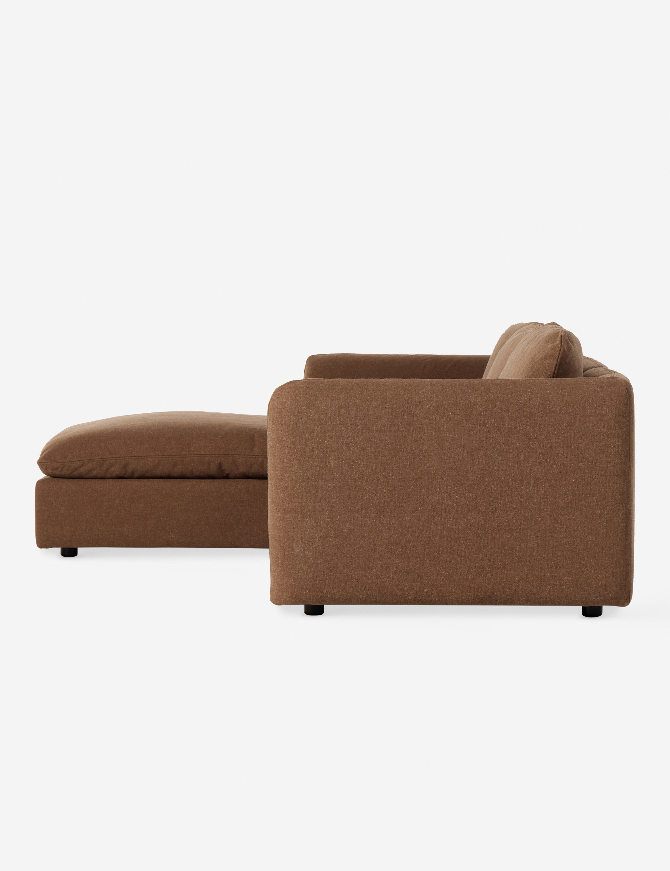 Lulu and Georgia Verbena Sectional Sofa With Ottoman - view 4