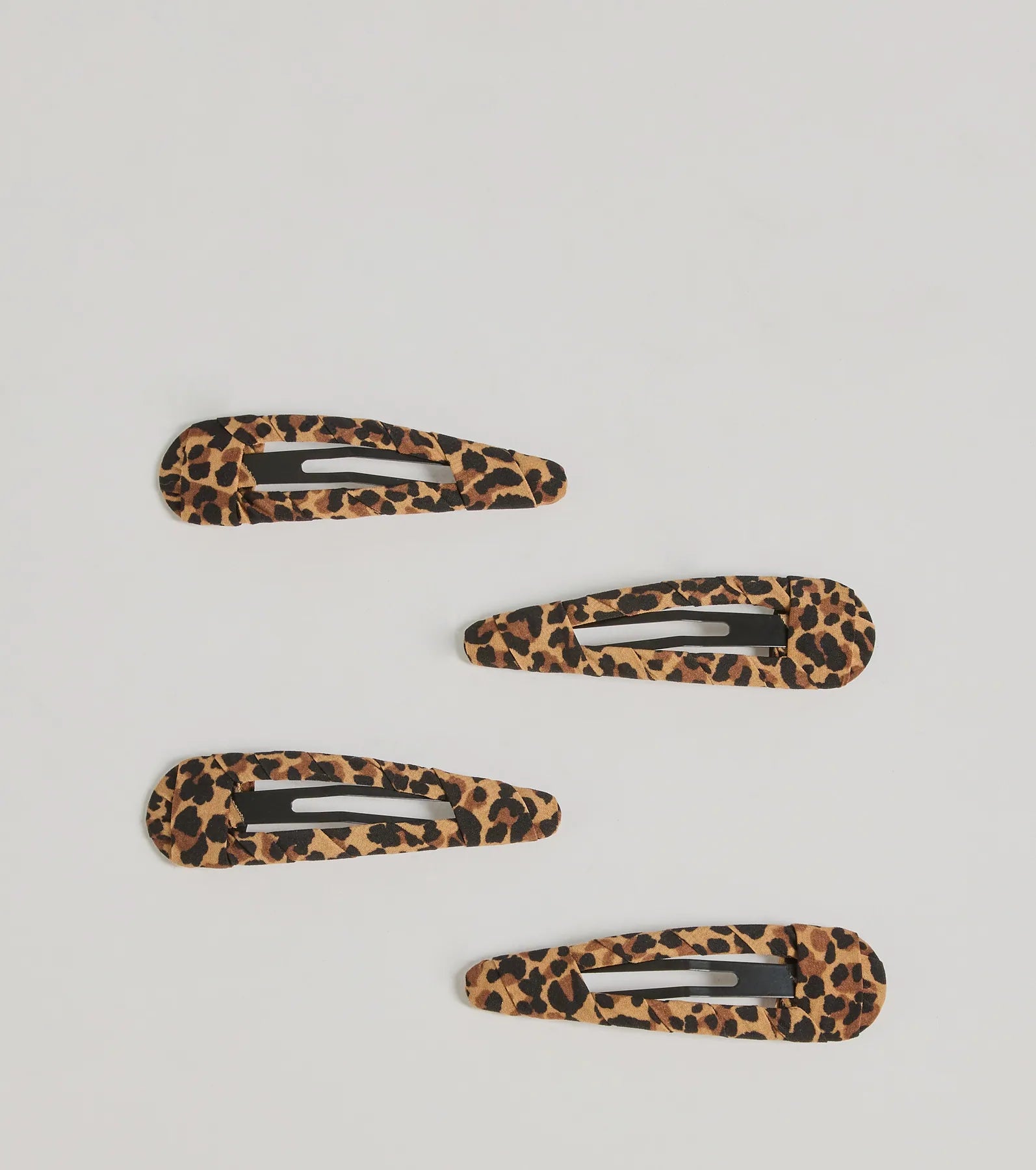 Windsor Wildly Chic Leopard Print Hair Clip Multipack