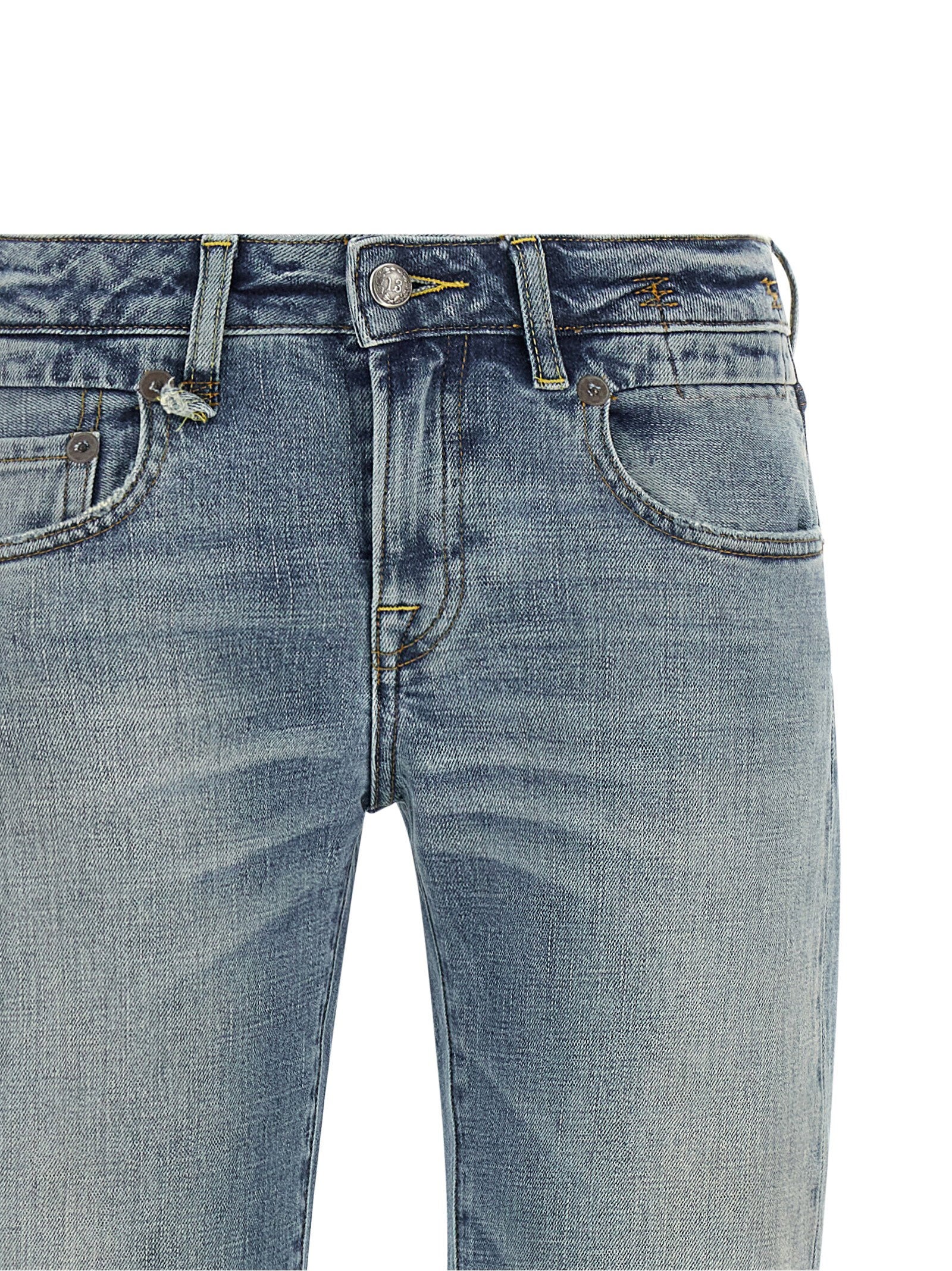 R13 Boy Flare Jeans – 98% cotton, 2% elastane - view 3