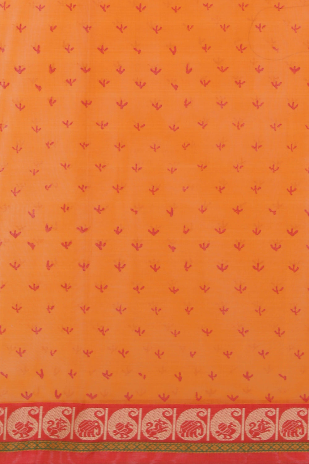 Kalanjali Ethnics Hand block printed cotton saree - view 5