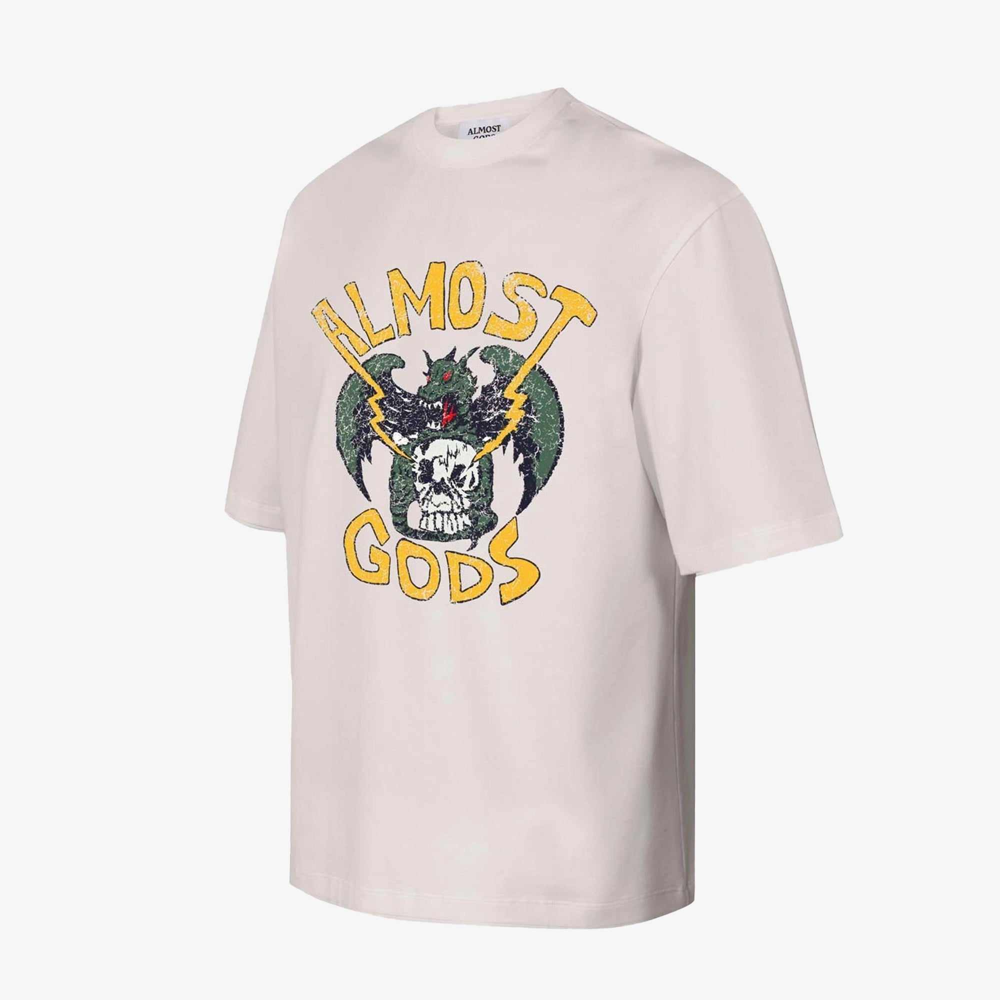 Almost Gods | Almost Gods Recon Tee { Off White - view 3