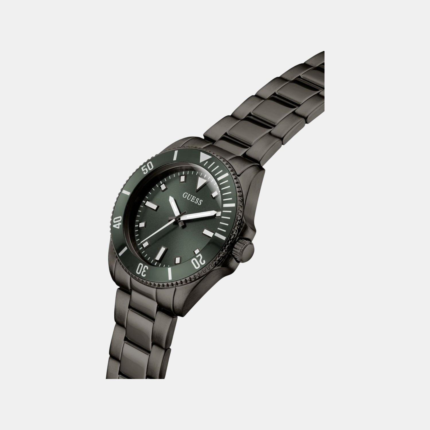 Guess Cliff Men Quartz Green Dial Analog Stainless Steel Watch GW0968G3 - view 5