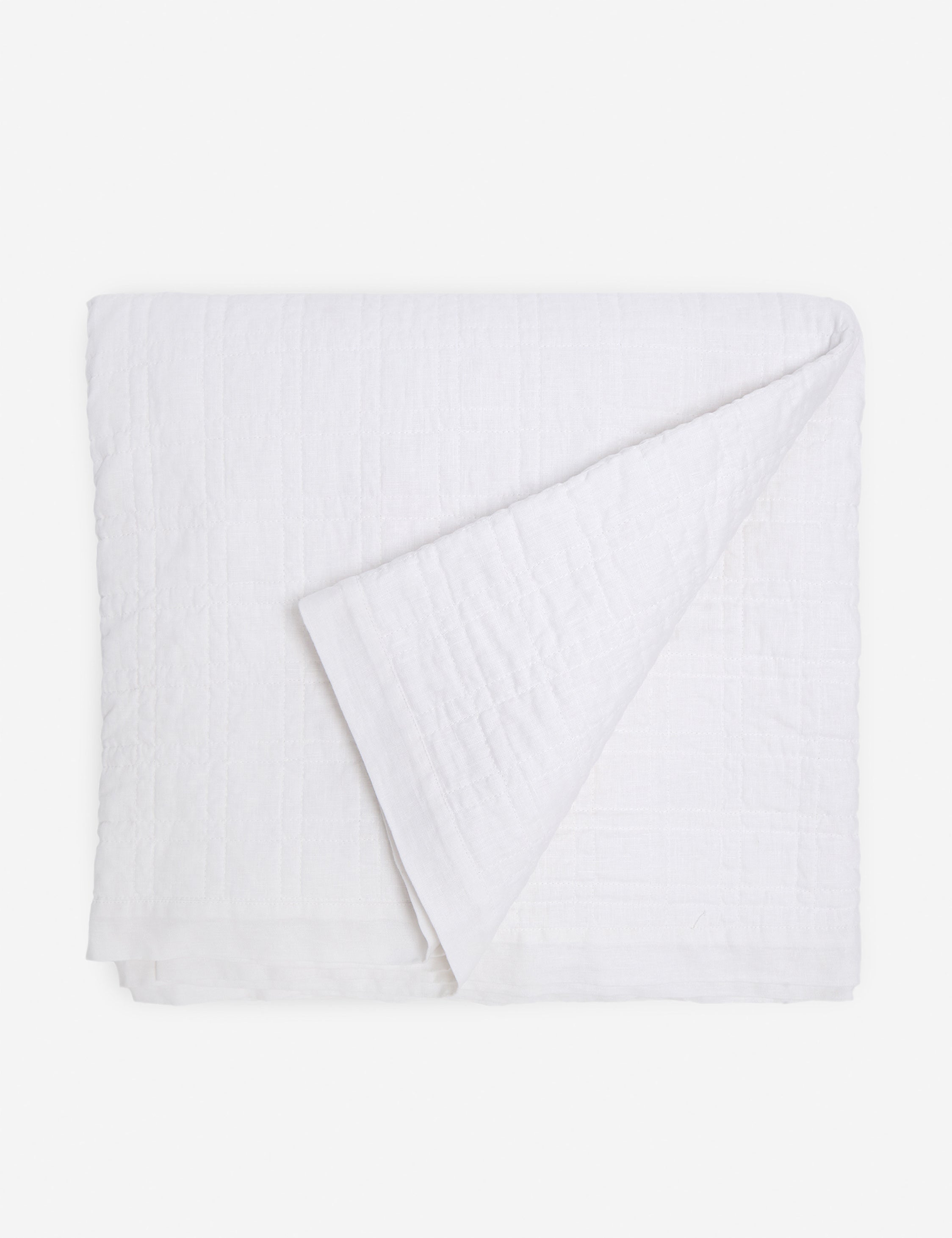 Lulu and Georgia Owen Linen Cotton Coverlet by Pom Pom at Home - view 2