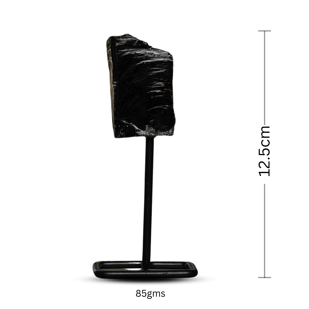 Gemsmantra Black Obsidian Raw Stone Stand - view 3