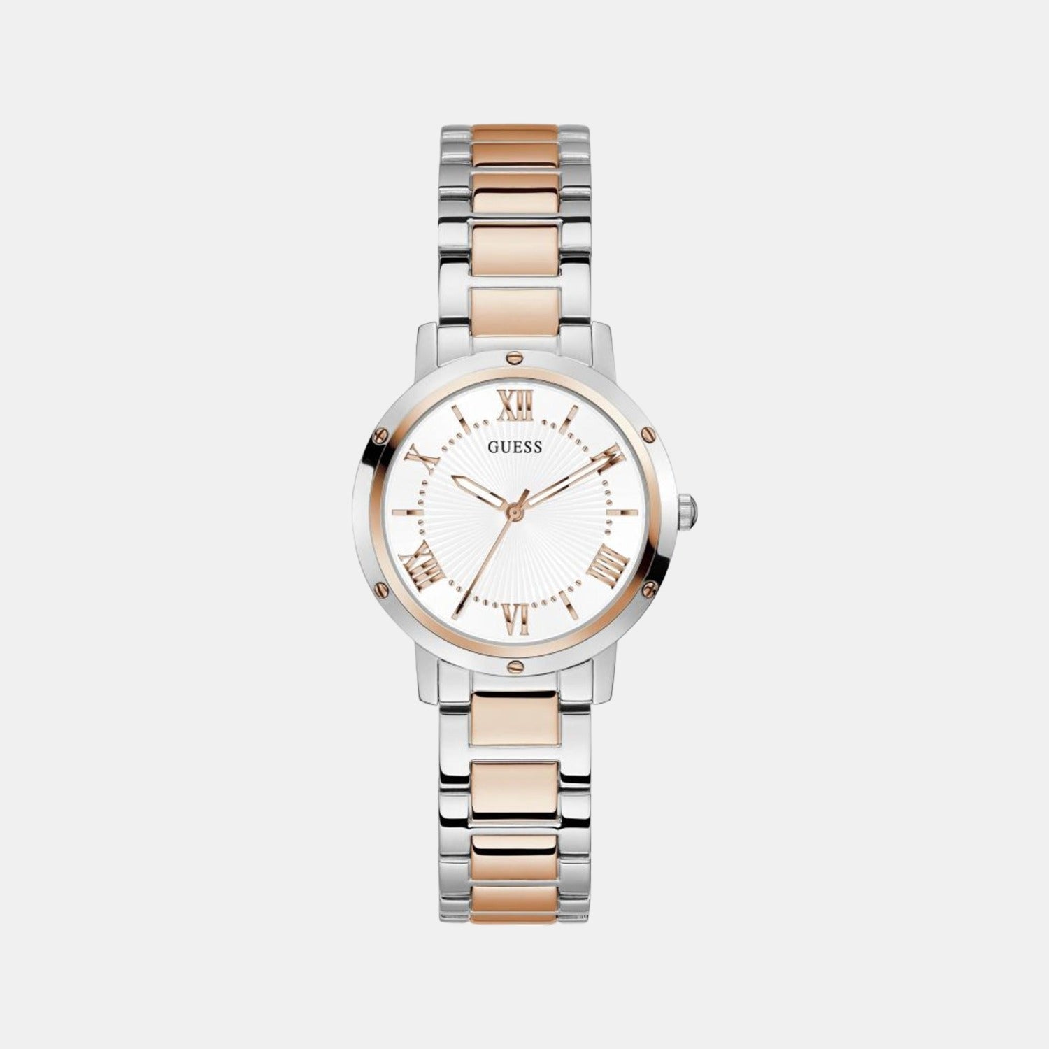 Guess Dawn Women Quartz White Dial Analog Stainless Steel Watch GW0404L3