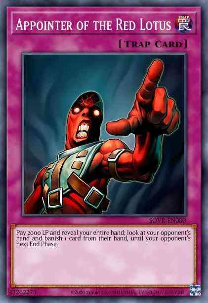 Yu-Gi-Oh! Appointer of the Red Lotus - SOVR-EN080 - Common - Unlimited