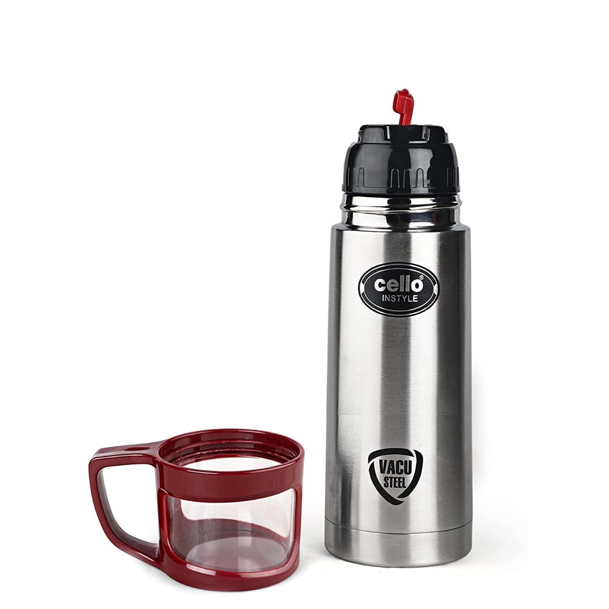 Cello Instyle Flask, Vacusteel Water Bottle, 350ml - view 7