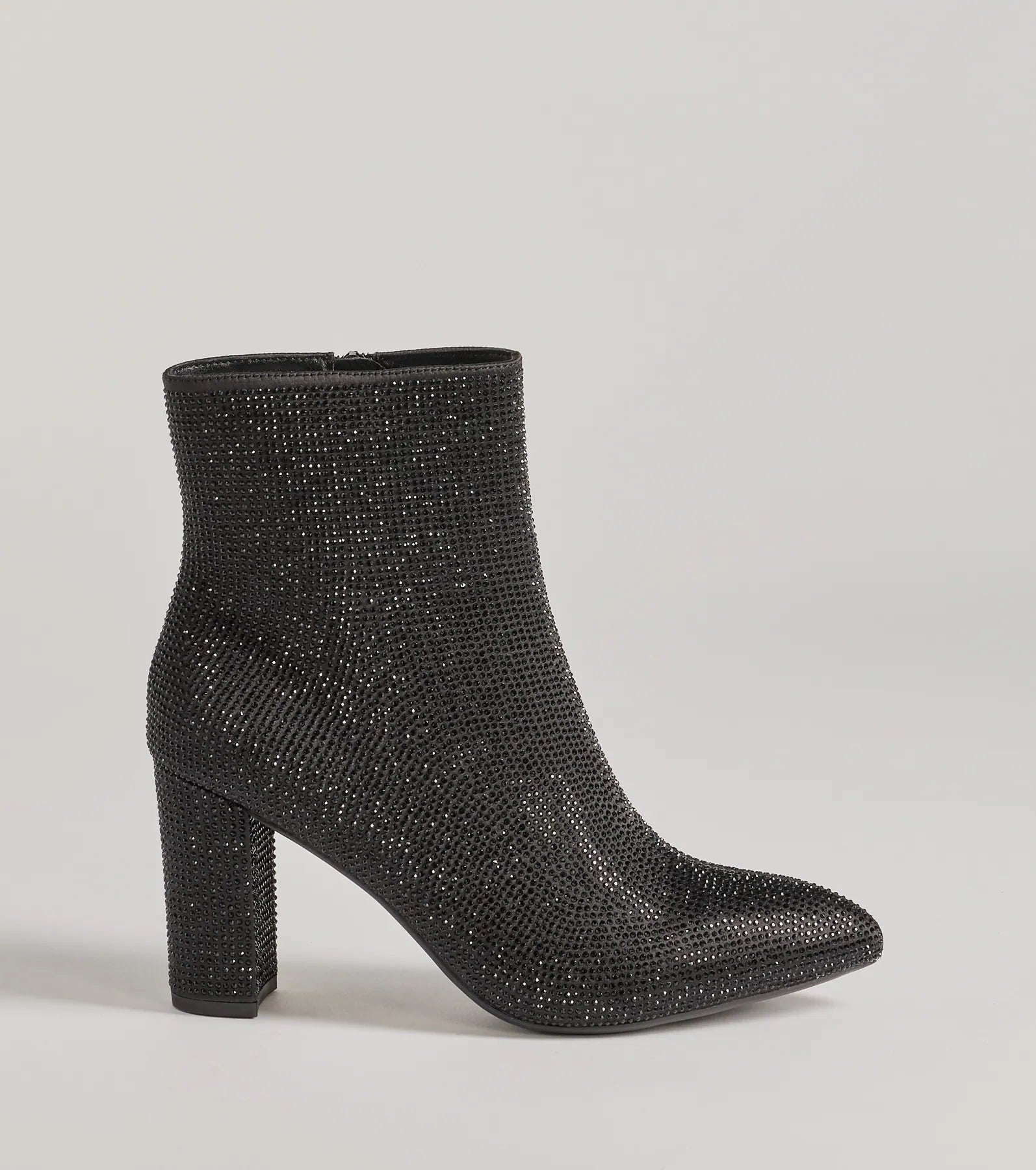 Windsor Sparkle Glam Rhinestone Ankle Booties - view 2