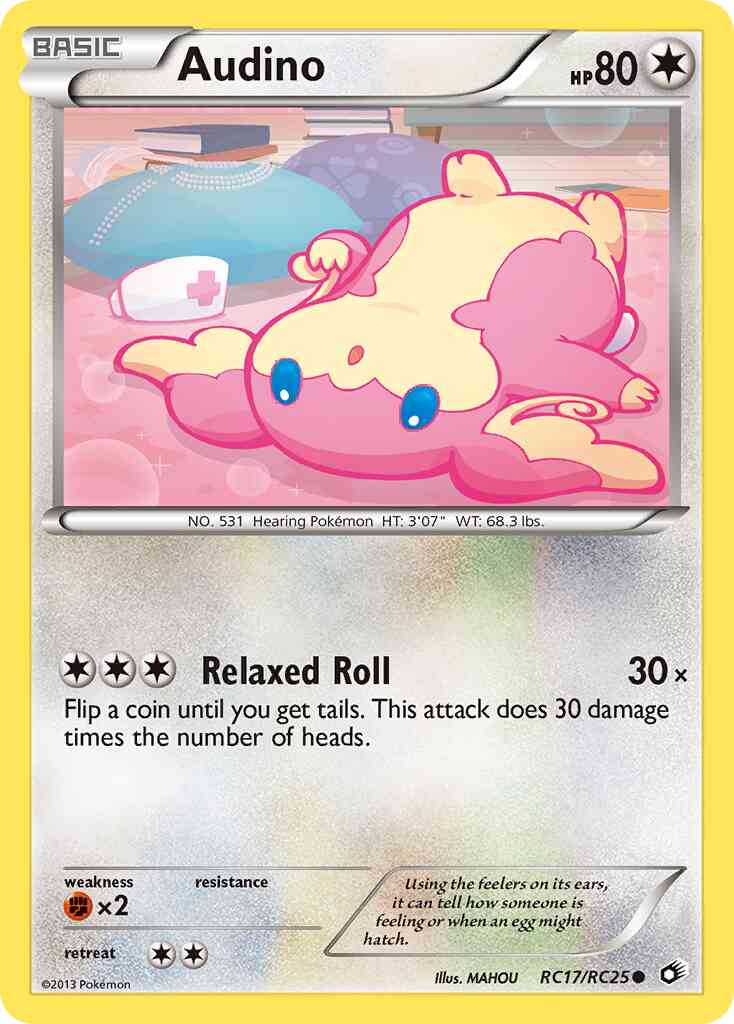 Common bw11-rc17 holo – Pokémon Audino - RC17/RC25 - Common [bw11-RC17] [Holo]