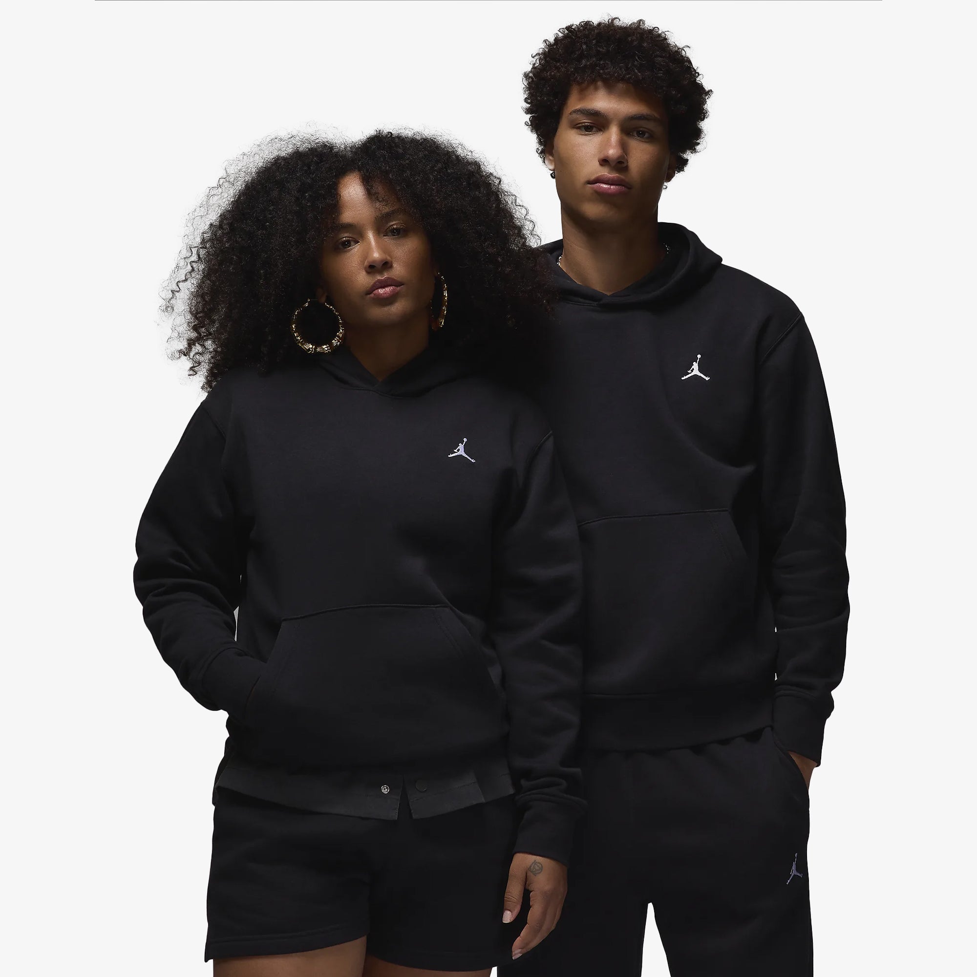 Jordan | Brooklyn Fleece Pullover Hoodie { Black/white